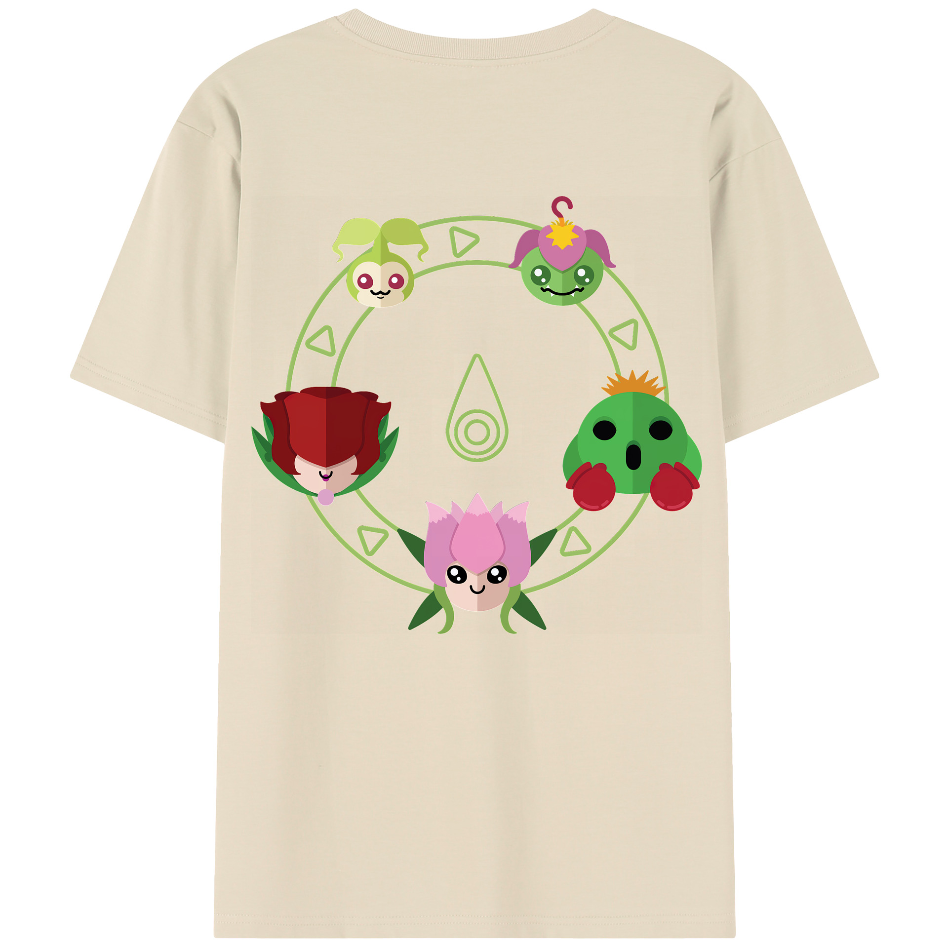 （画像用） Digimon デジタルモンスター/デジモン 綿100％半袖Tシャツ（背面プリント）