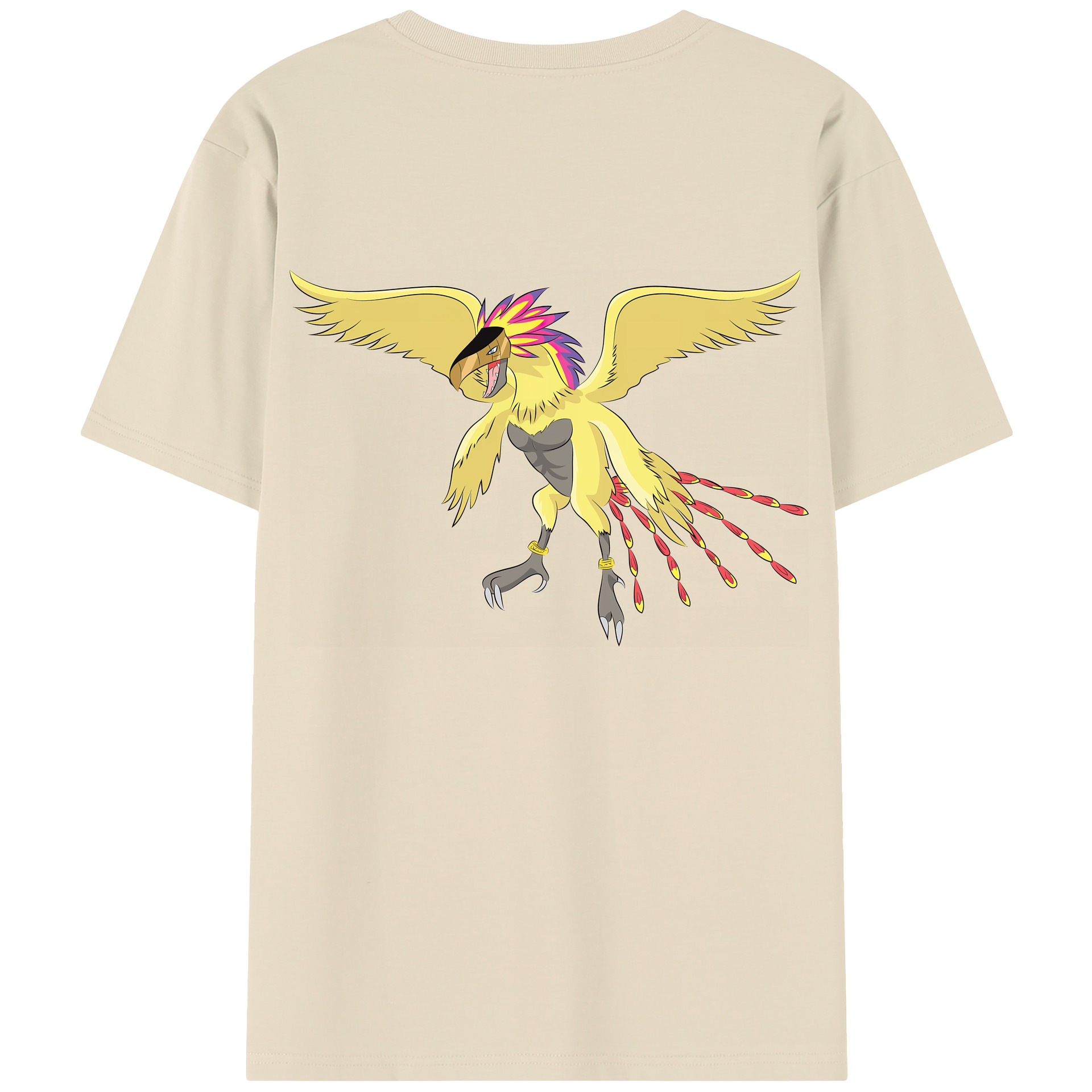 （画像用） Digimon デジタルモンスター/デジモン 綿100％半袖Tシャツ（背面プリント）
