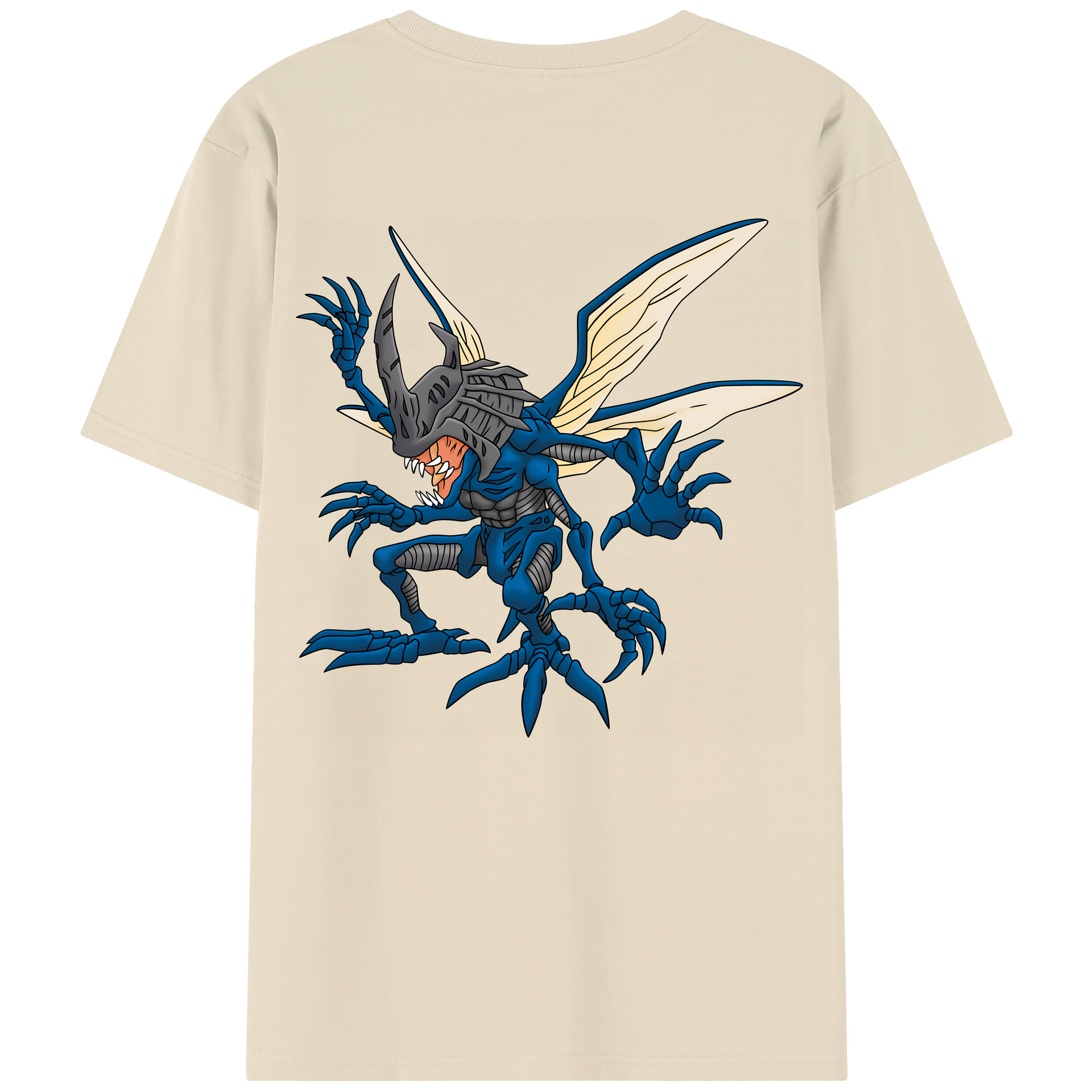 （画像用） Digimon デジタルモンスター/デジモン 綿100％半袖Tシャツ（背面プリント）