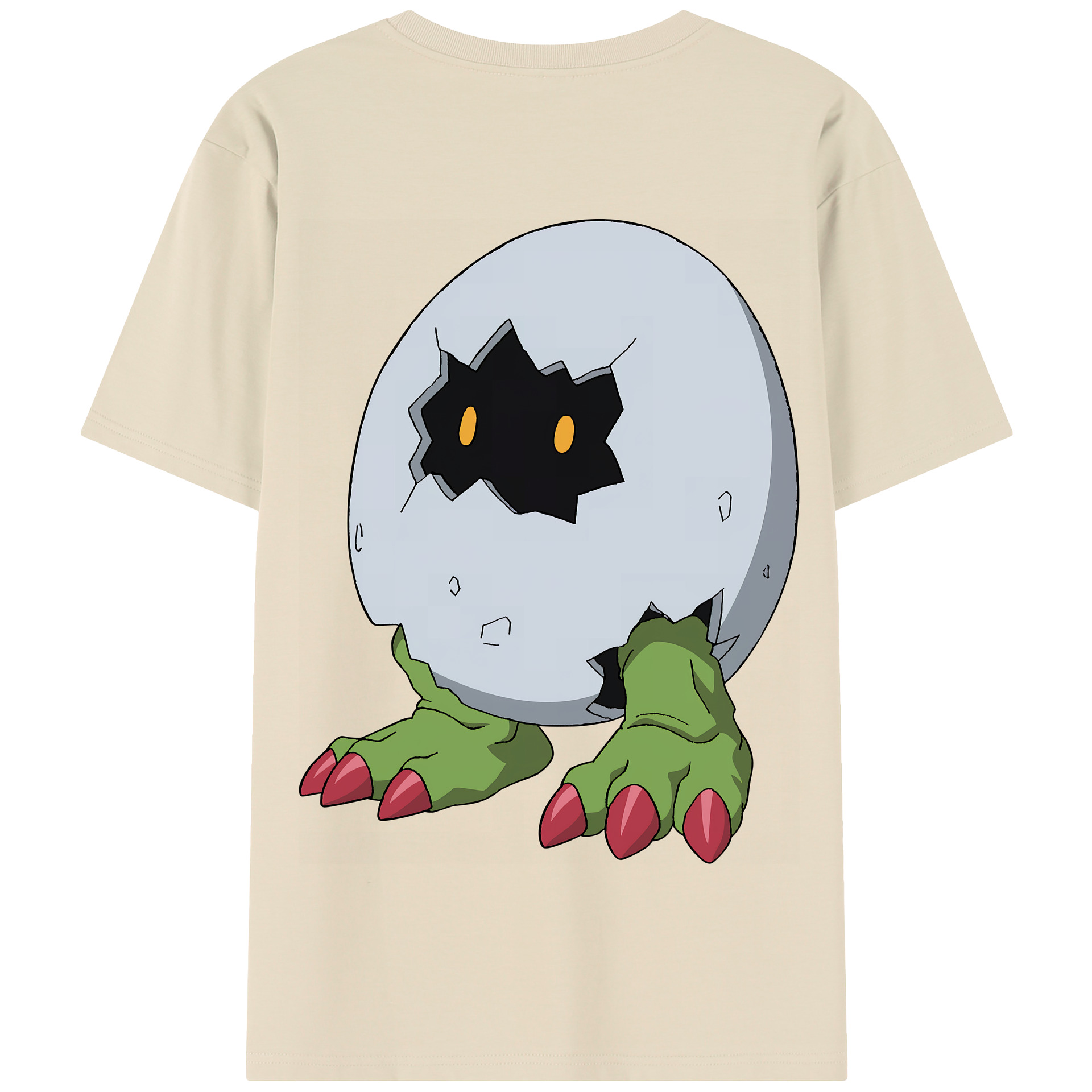 （画像用） Digimon デジタルモンスター/デジモン 綿100％半袖Tシャツ（背面プリント）