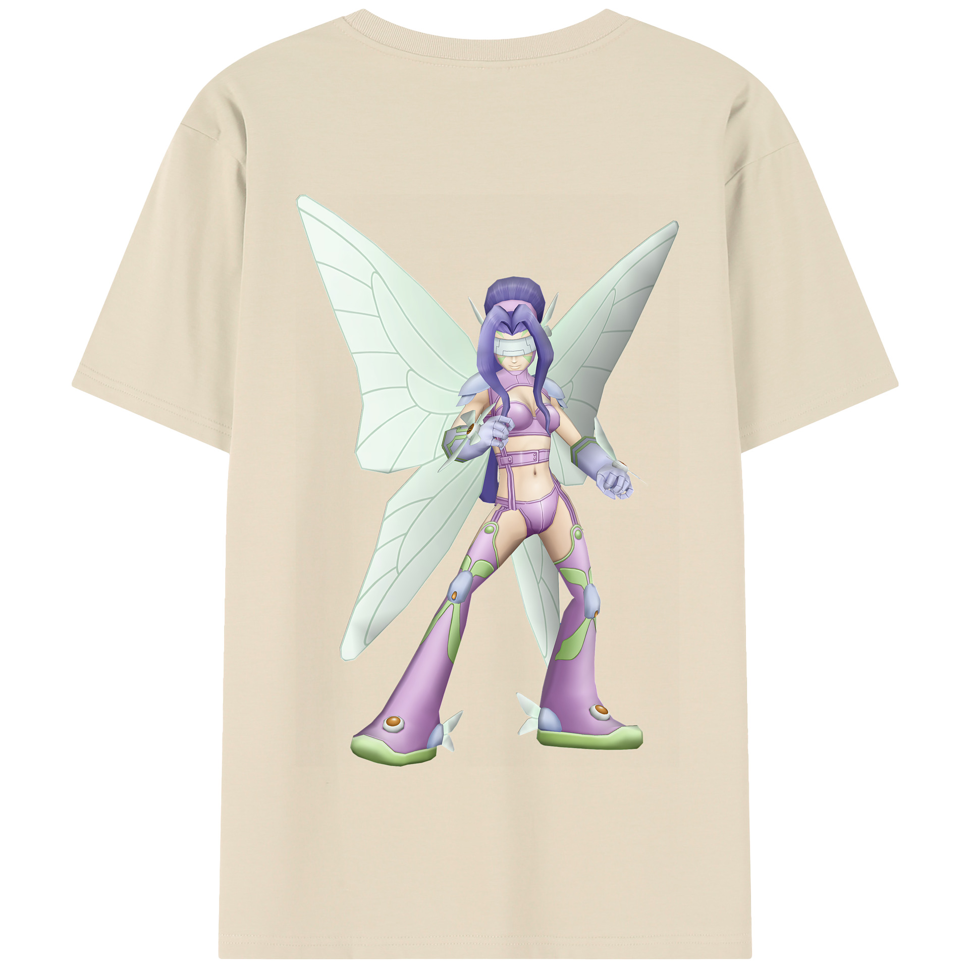 （画像用） Digimon デジタルモンスター/デジモン 綿100％半袖Tシャツ（背面プリント）