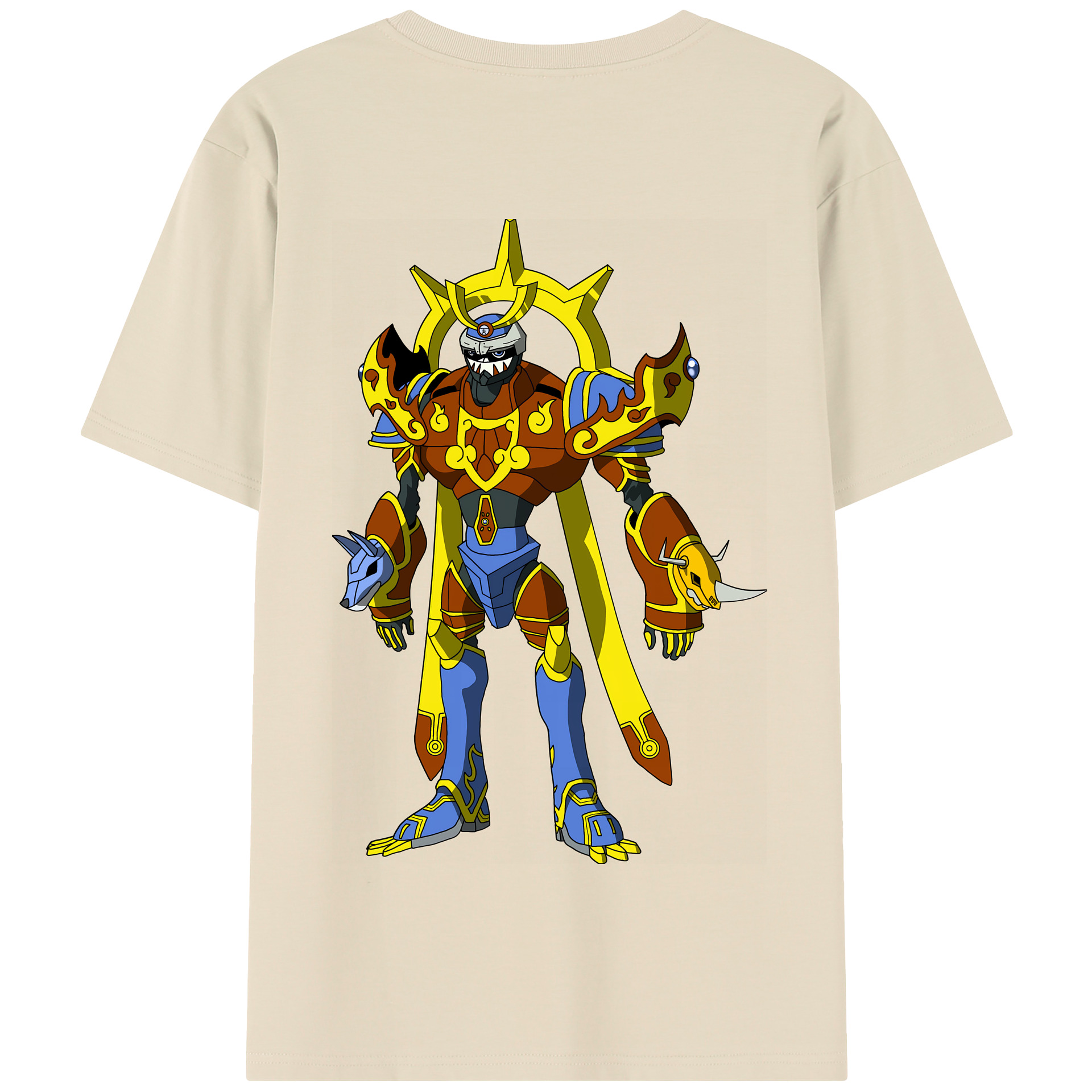 （画像用） Digimon デジタルモンスター/デジモン 綿100％半袖Tシャツ（背面プリント）