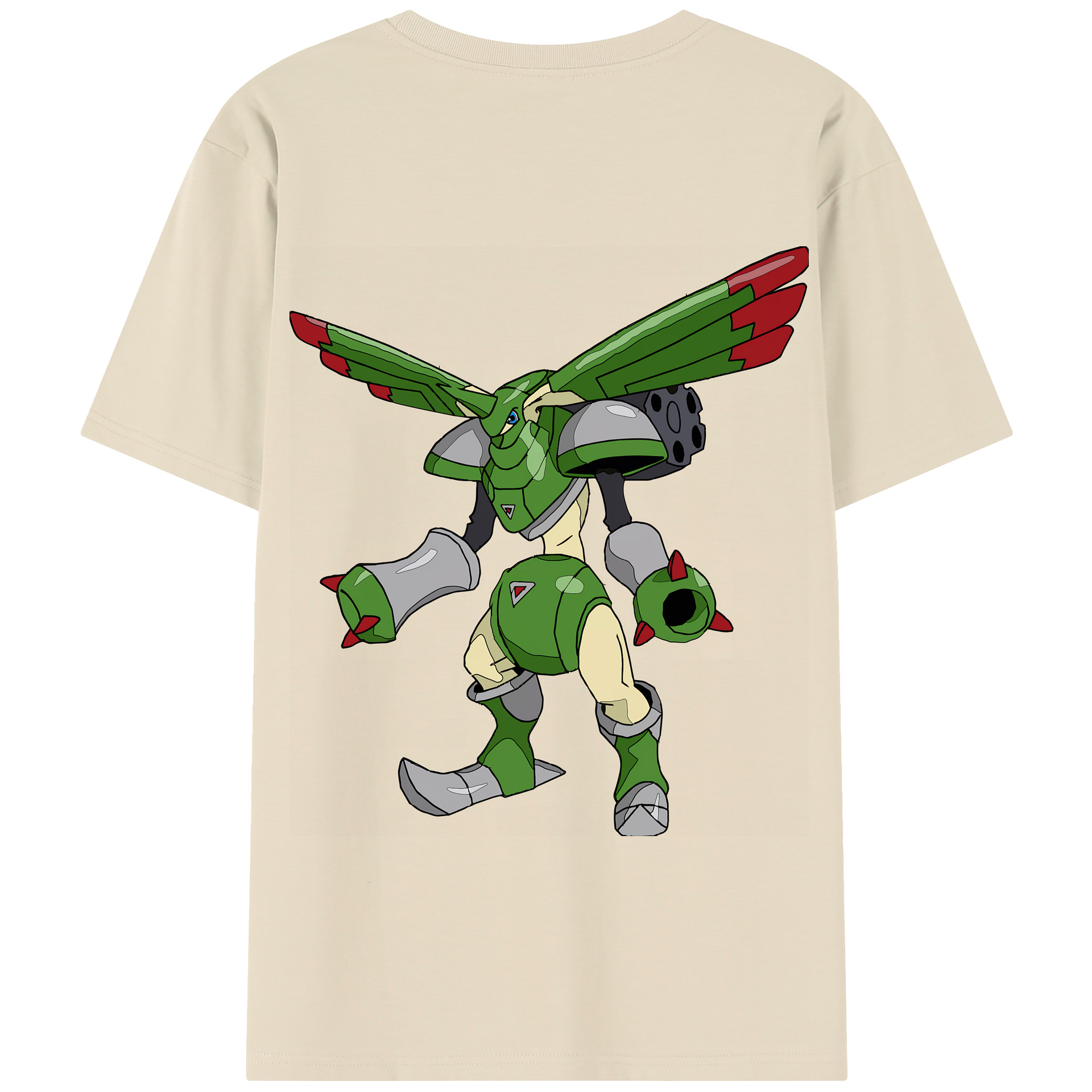 （画像用） Digimon デジタルモンスター/デジモン 綿100％半袖Tシャツ（背面プリント）