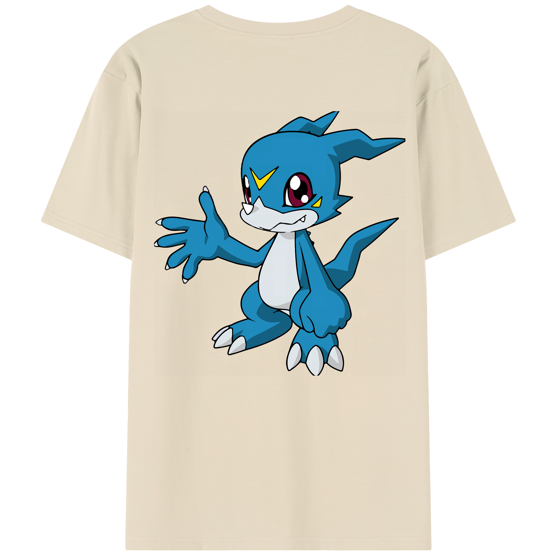 （画像用） Digimon デジタルモンスター/デジモン 綿100％半袖Tシャツ（背面プリント）