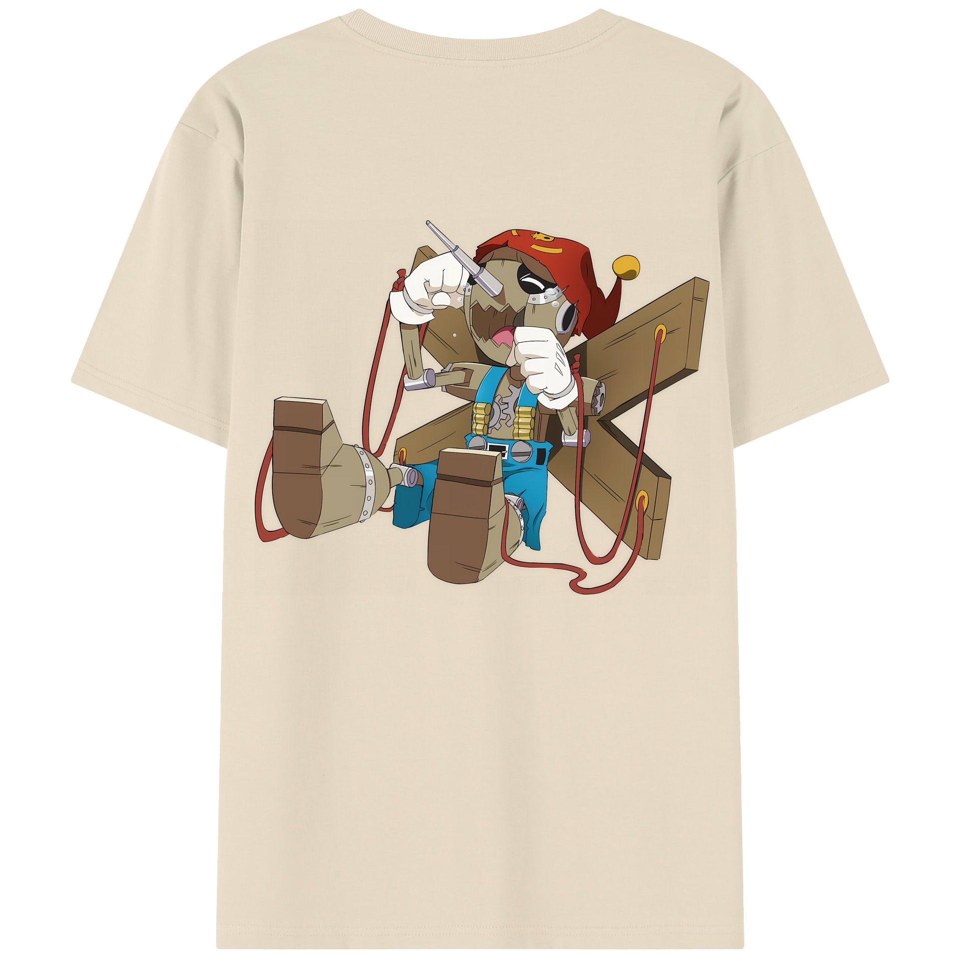 （画像用） Digimon デジタルモンスター/デジモン 綿100％半袖Tシャツ（背面プリント）