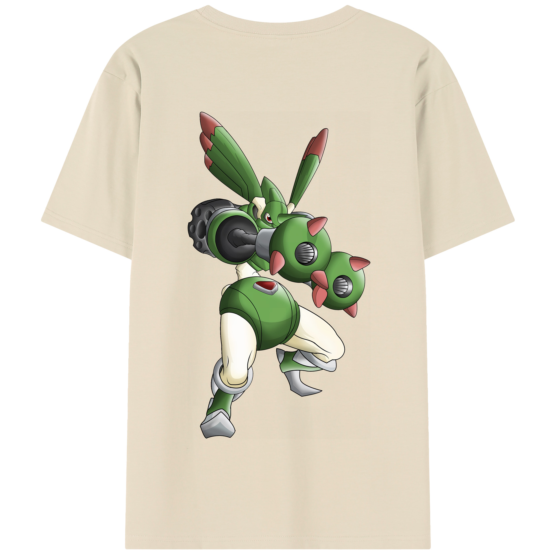 （画像用） Digimon デジタルモンスター/デジモン 綿100％半袖Tシャツ（背面プリント）