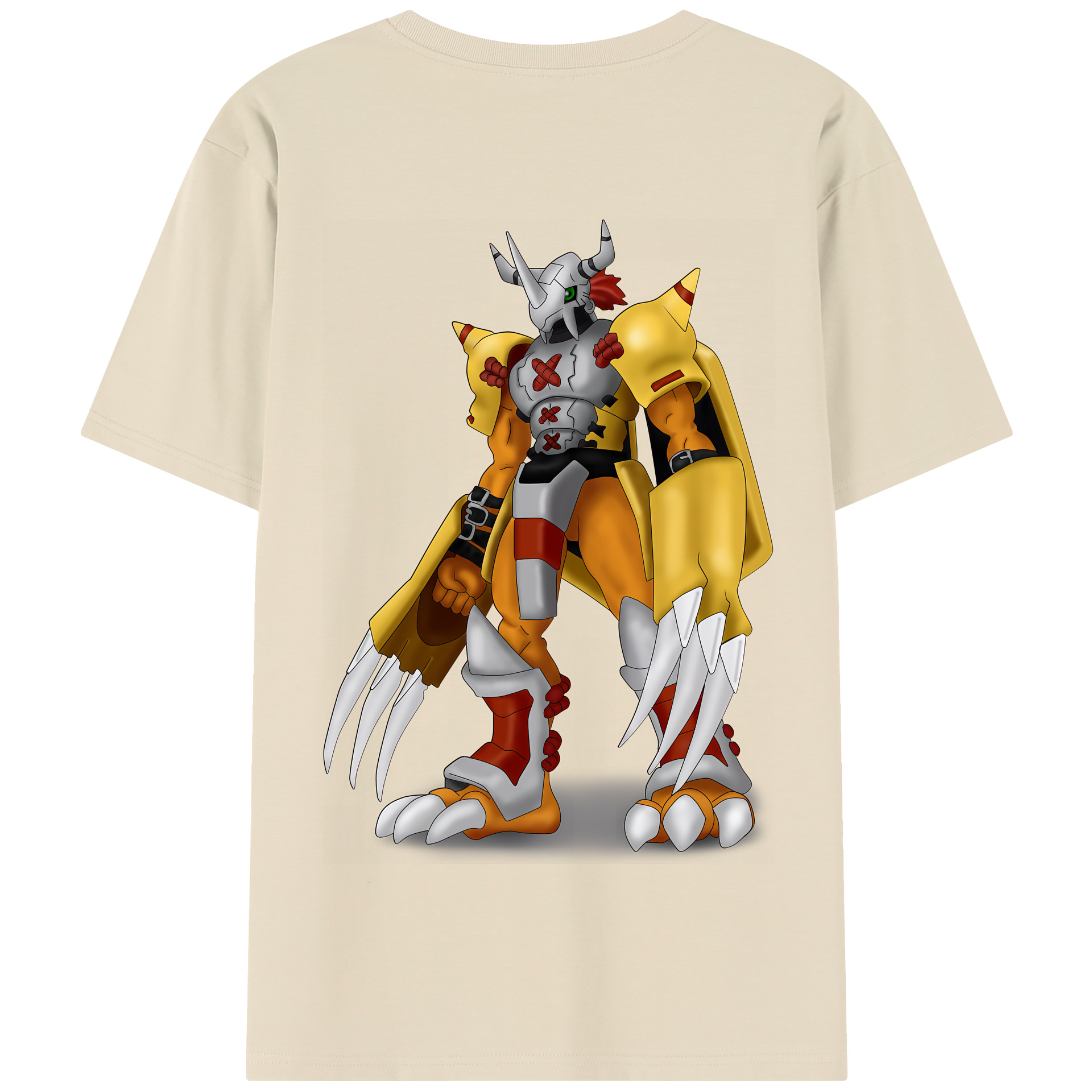 （画像用） Digimon デジタルモンスター/デジモン 綿100％半袖Tシャツ（背面プリント）