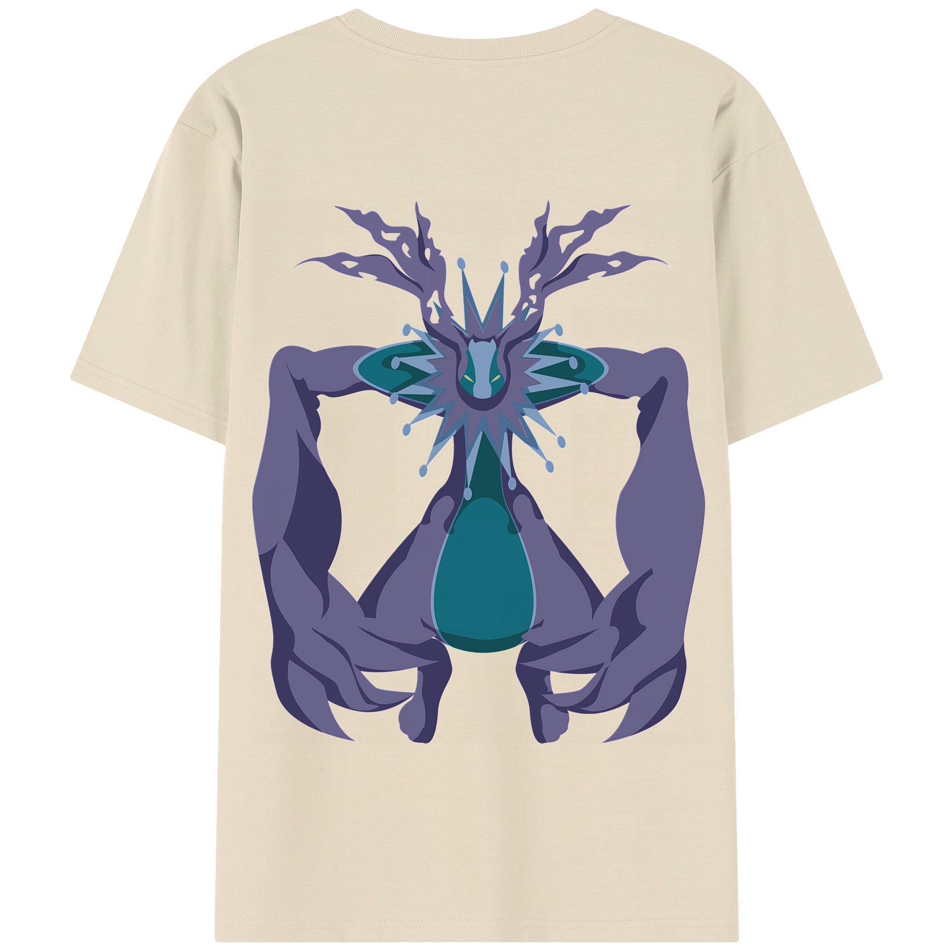 （画像用） Digimon デジタルモンスター/デジモン 綿100％半袖Tシャツ（背面プリント）