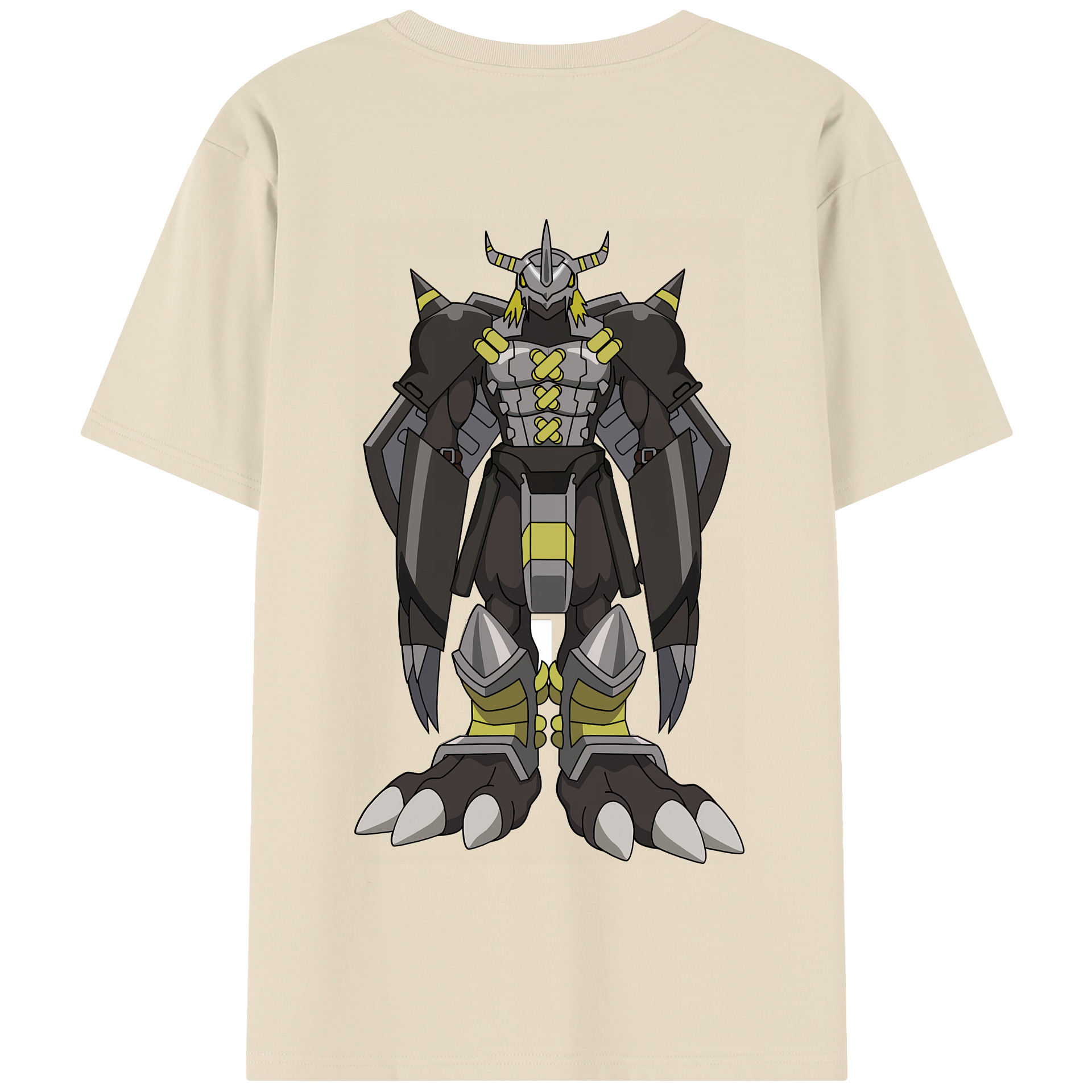 （画像用） Digimon デジタルモンスター/デジモン 綿100％半袖Tシャツ（背面プリント）