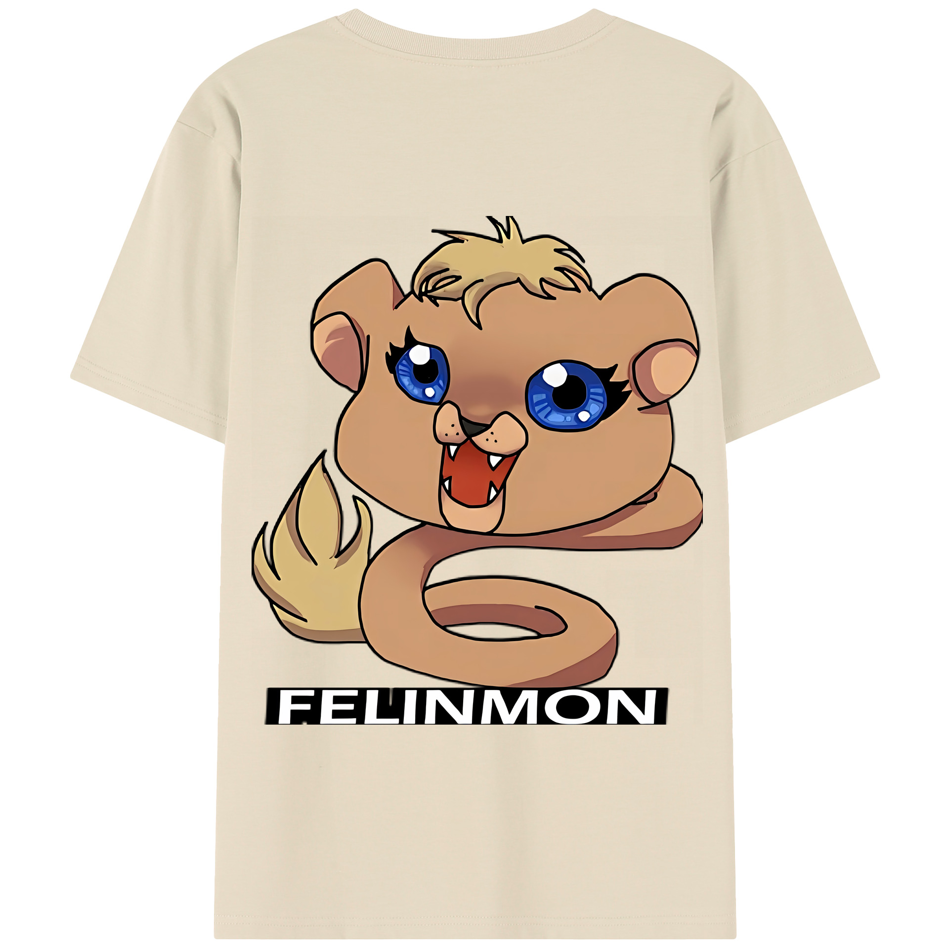 （画像用） Digimon デジタルモンスター/デジモン 綿100％半袖Tシャツ（背面プリント）