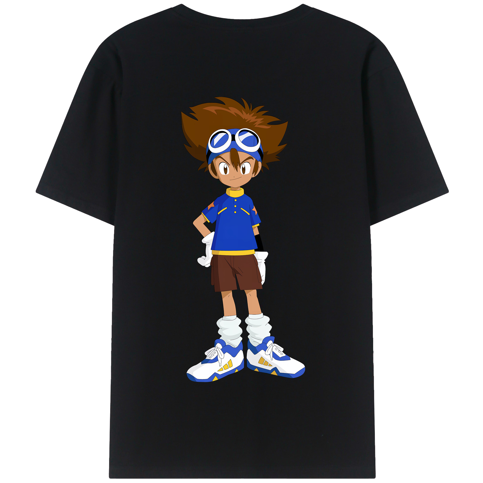 （画像用） Digimon デジタルモンスター/デジモン 綿100％半袖Tシャツ（背面プリント）