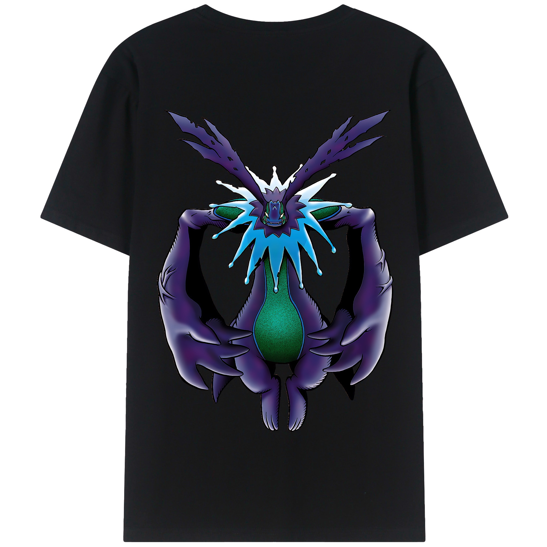 （画像用） Digimon デジタルモンスター/デジモン 綿100％半袖Tシャツ（背面プリント）