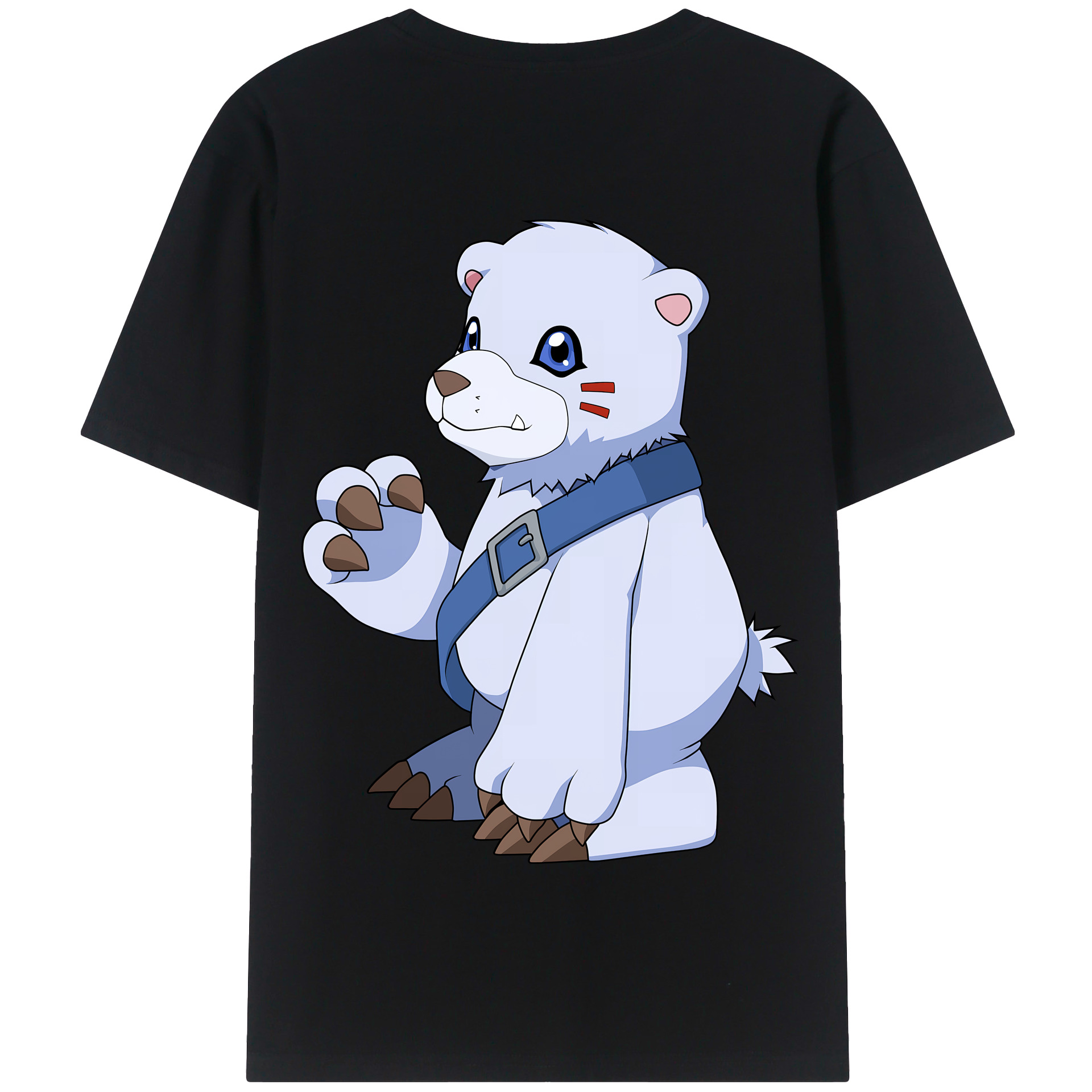 （画像用） Digimon デジタルモンスター/デジモン 綿100％半袖Tシャツ（背面プリント）