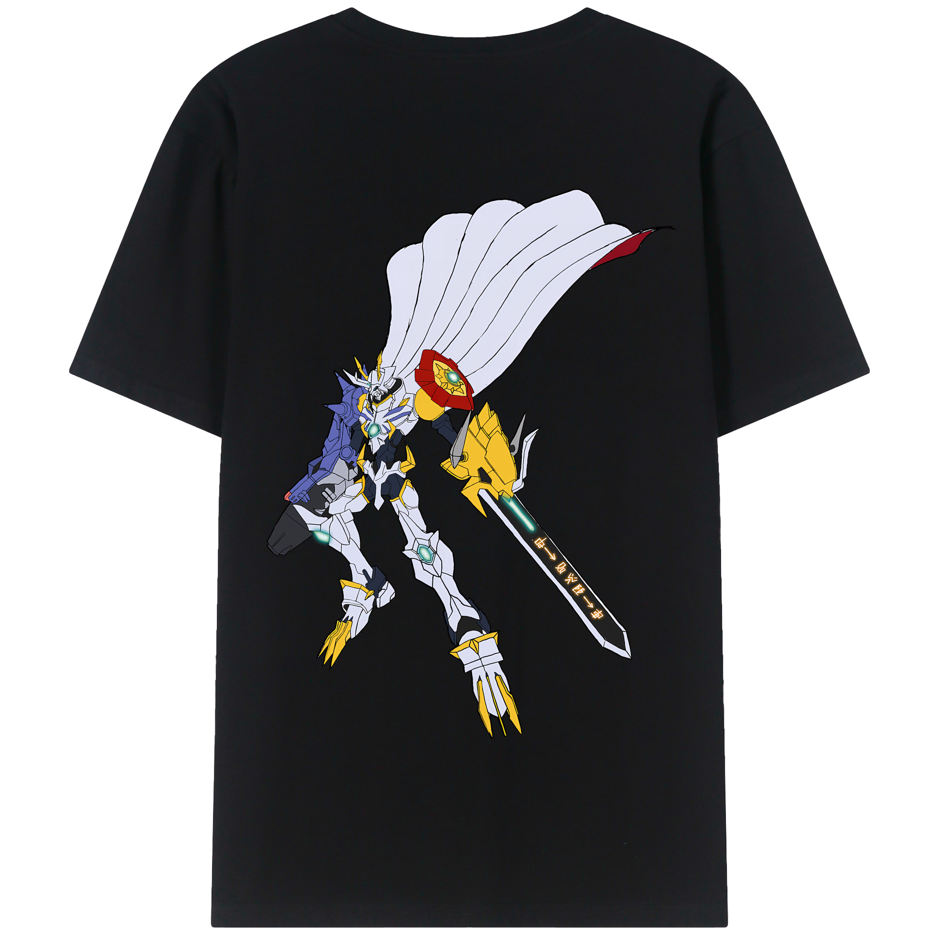 （画像用） Digimon デジタルモンスター/デジモン 綿100％半袖Tシャツ（背面プリント）