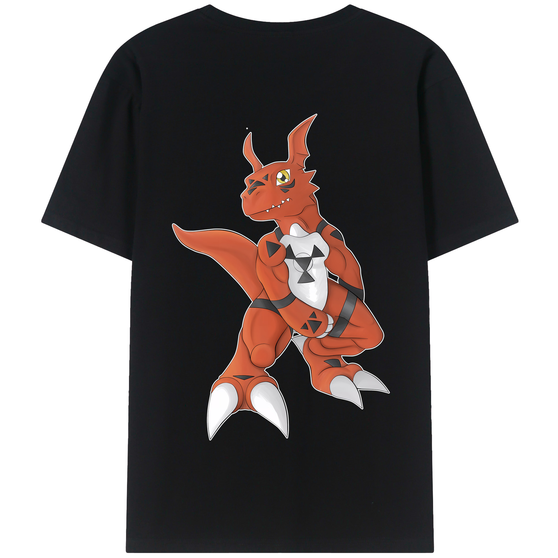 （画像用） Digimon デジタルモンスター/デジモン 綿100％半袖Tシャツ（背面プリント）