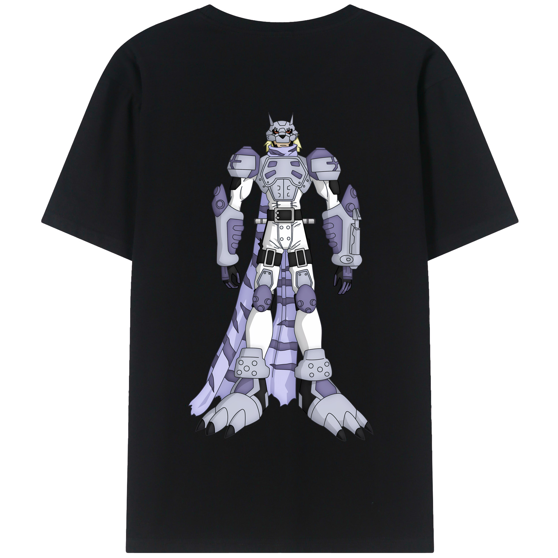 （画像用） Digimon デジタルモンスター/デジモン 綿100％半袖Tシャツ（背面プリント）