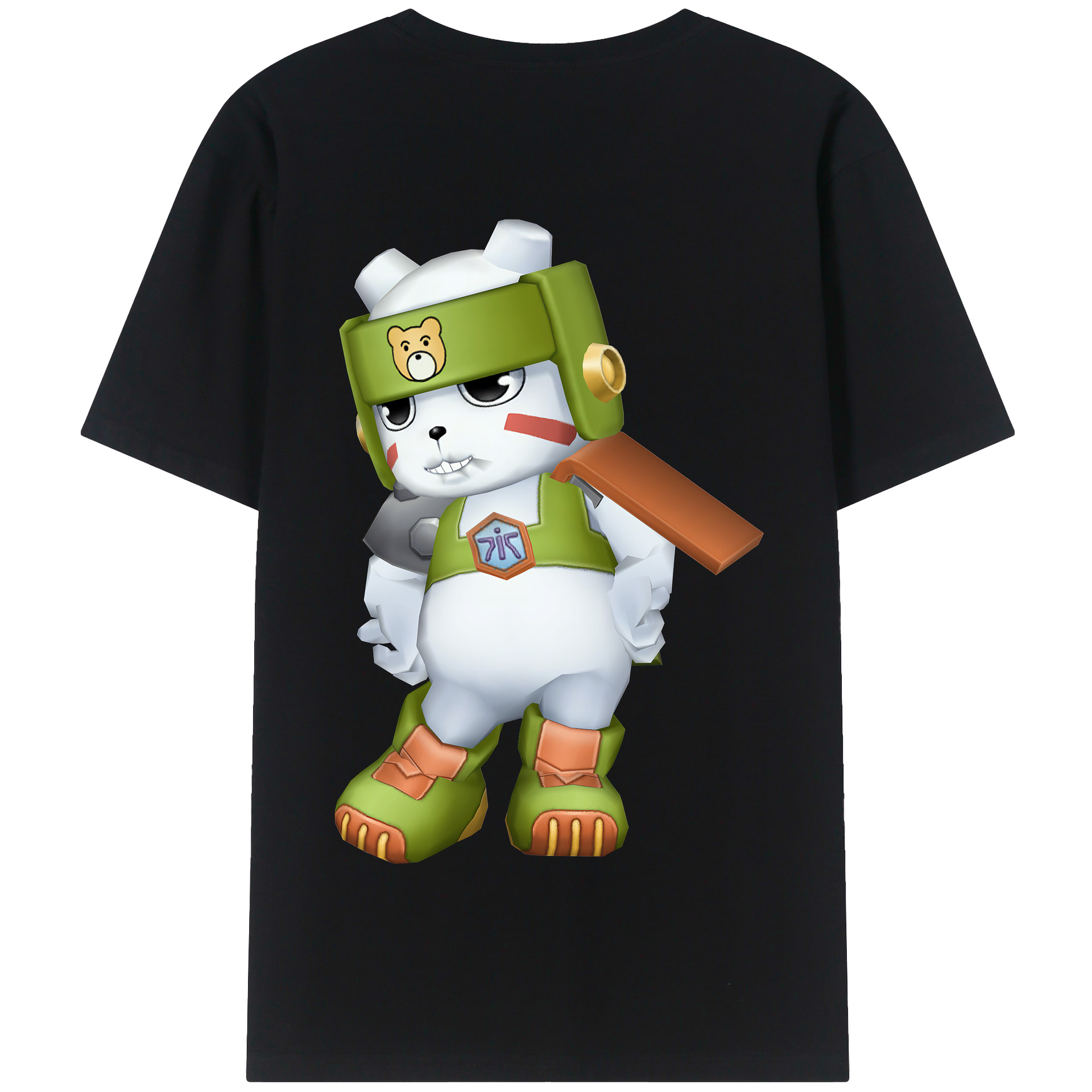 （画像用） Digimon デジタルモンスター/デジモン 綿100％半袖Tシャツ（背面プリント）