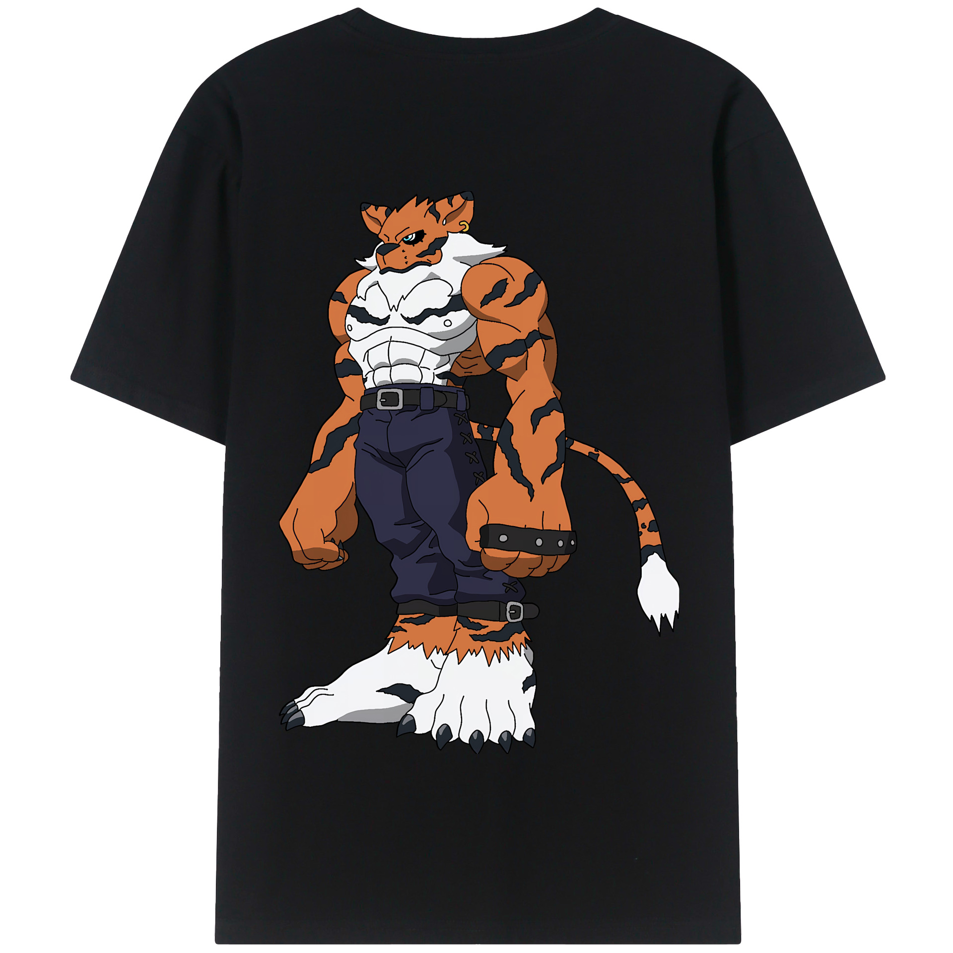 （画像用） Digimon デジタルモンスター/デジモン 綿100％半袖Tシャツ（背面プリント）