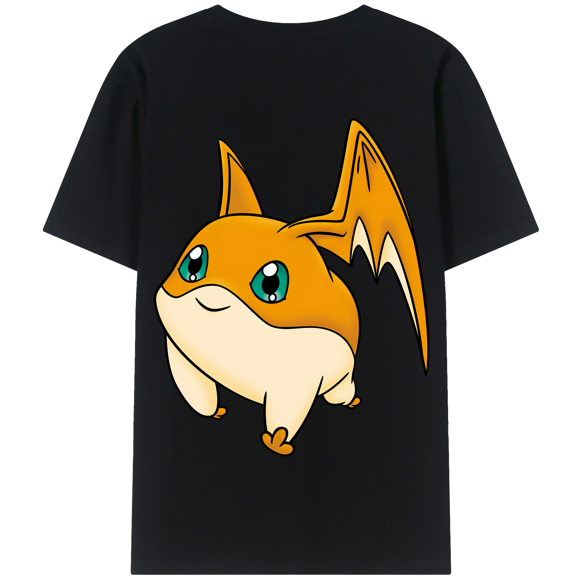 （画像用） Digimon デジタルモンスター/デジモン 綿100％半袖Tシャツ（背面プリント）
