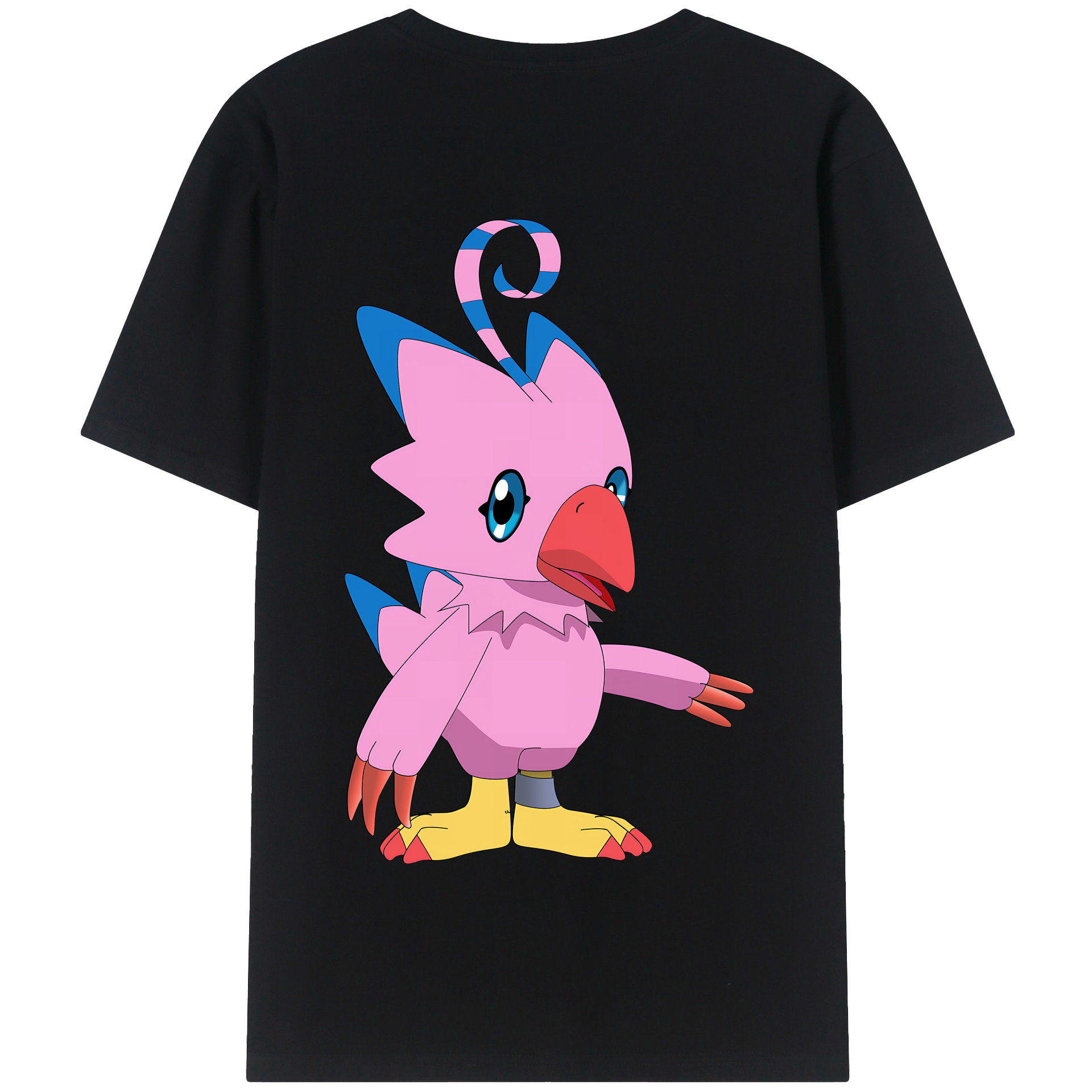 （画像用） Digimon デジタルモンスター/デジモン 綿100％半袖Tシャツ（背面プリント）