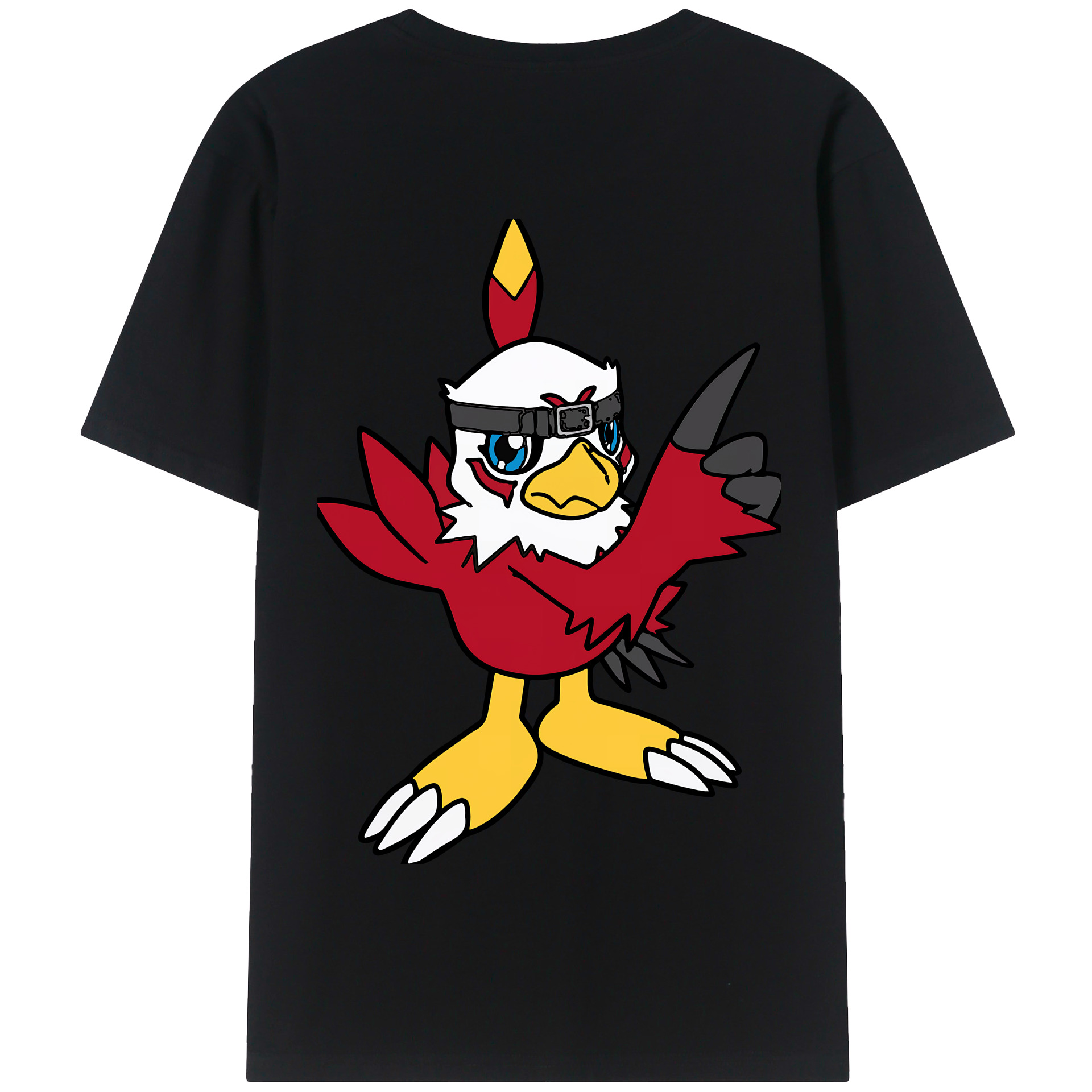 （画像用） Digimon デジタルモンスター/デジモン 綿100％半袖Tシャツ（背面プリント）