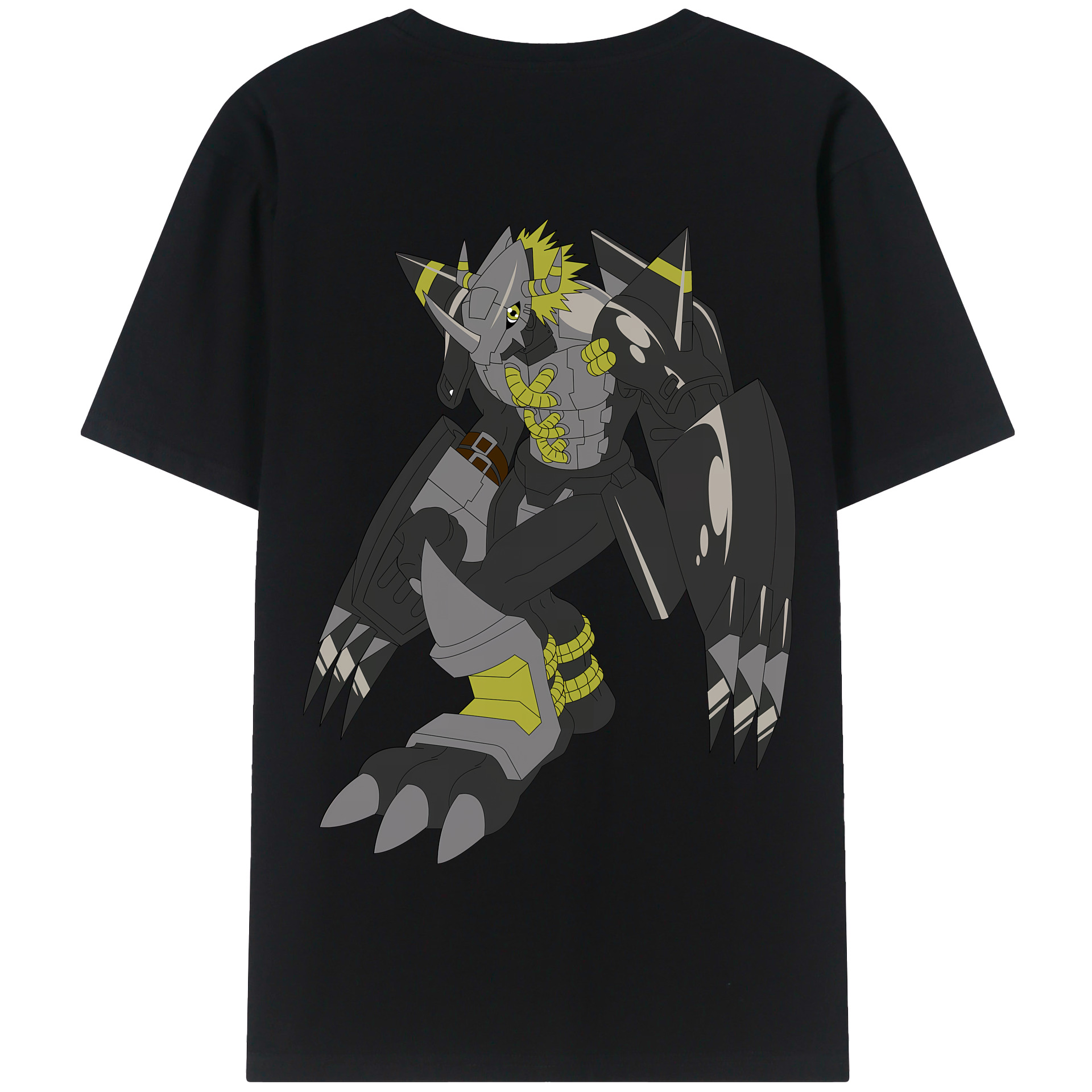 （画像用） Digimon デジタルモンスター/デジモン 綿100％半袖Tシャツ（背面プリント）