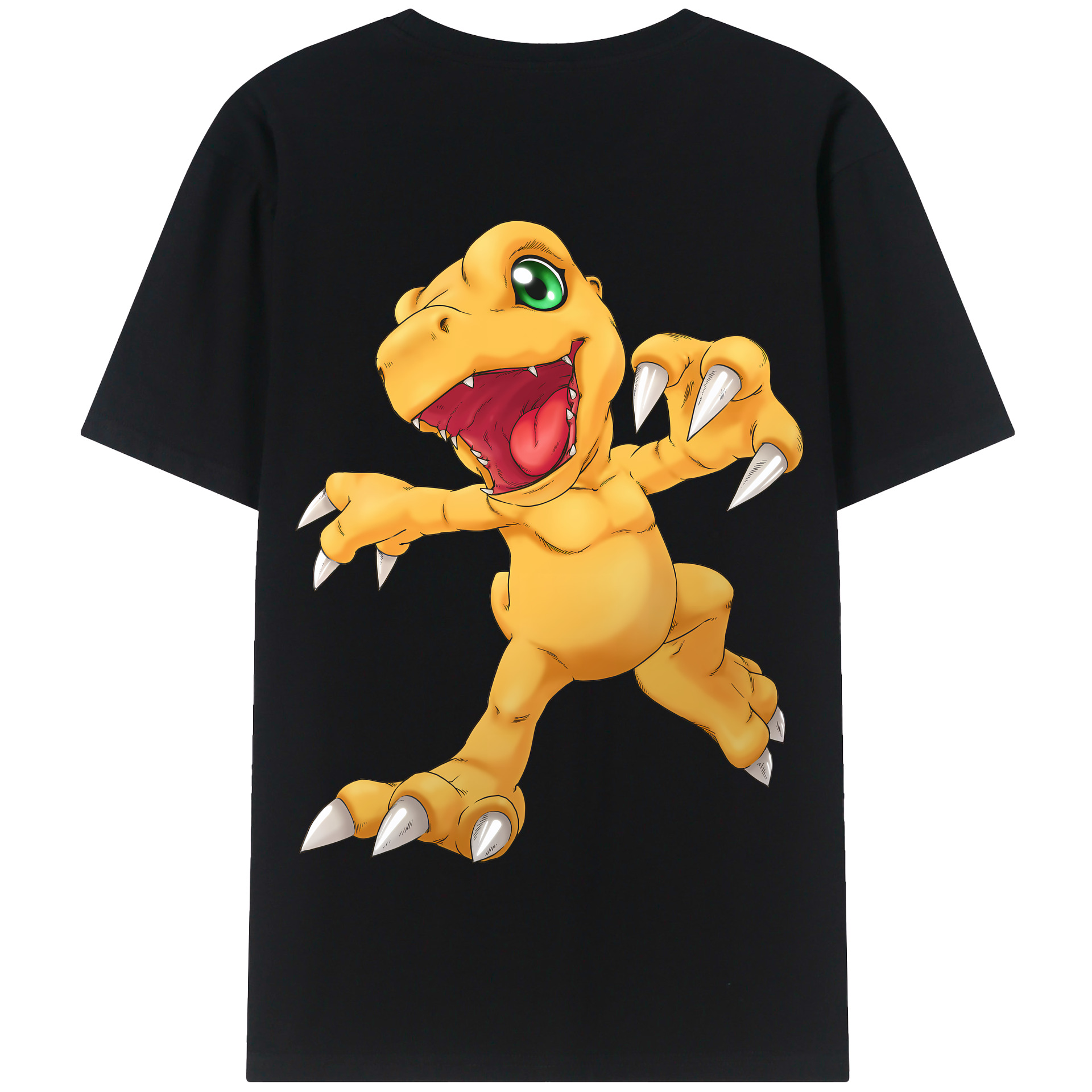 （画像用） Digimon デジタルモンスター/デジモン 綿100％半袖Tシャツ（背面プリント）