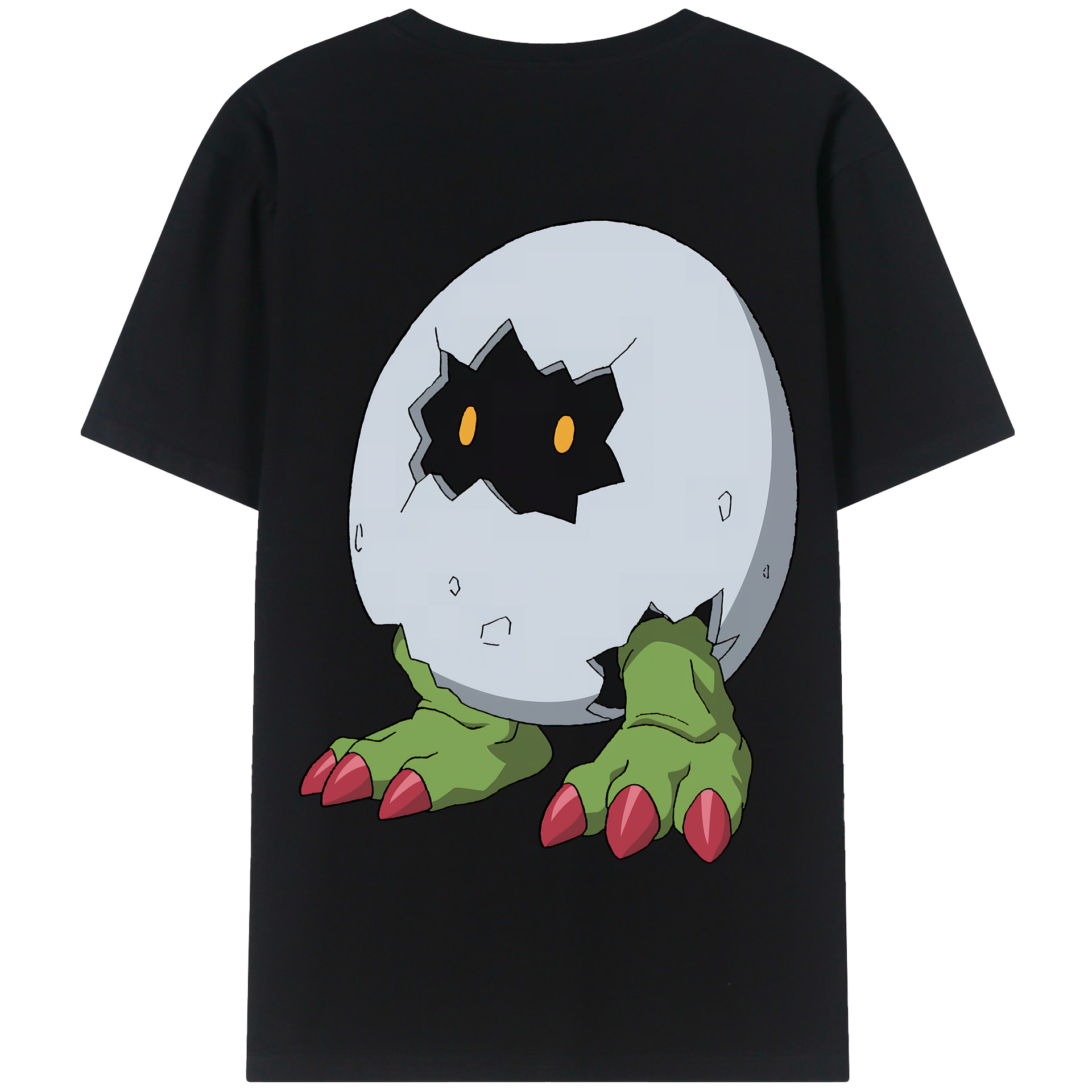 （画像用） Digimon デジタルモンスター/デジモン 綿100％半袖Tシャツ（背面プリント）
