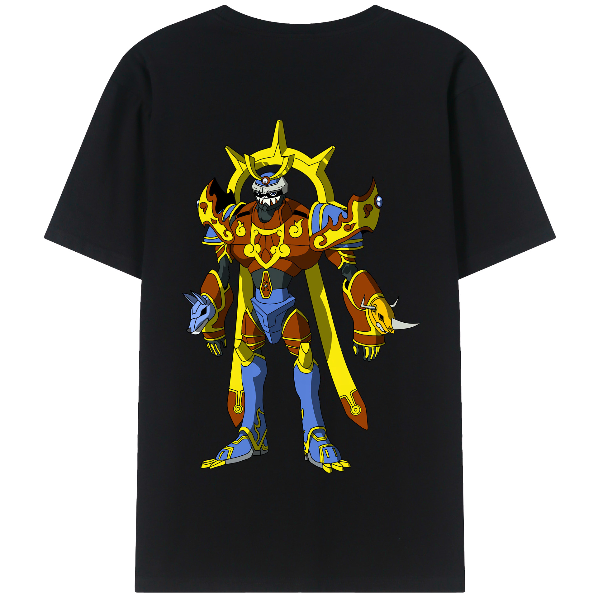 （画像用） Digimon デジタルモンスター/デジモン 綿100％半袖Tシャツ（背面プリント）