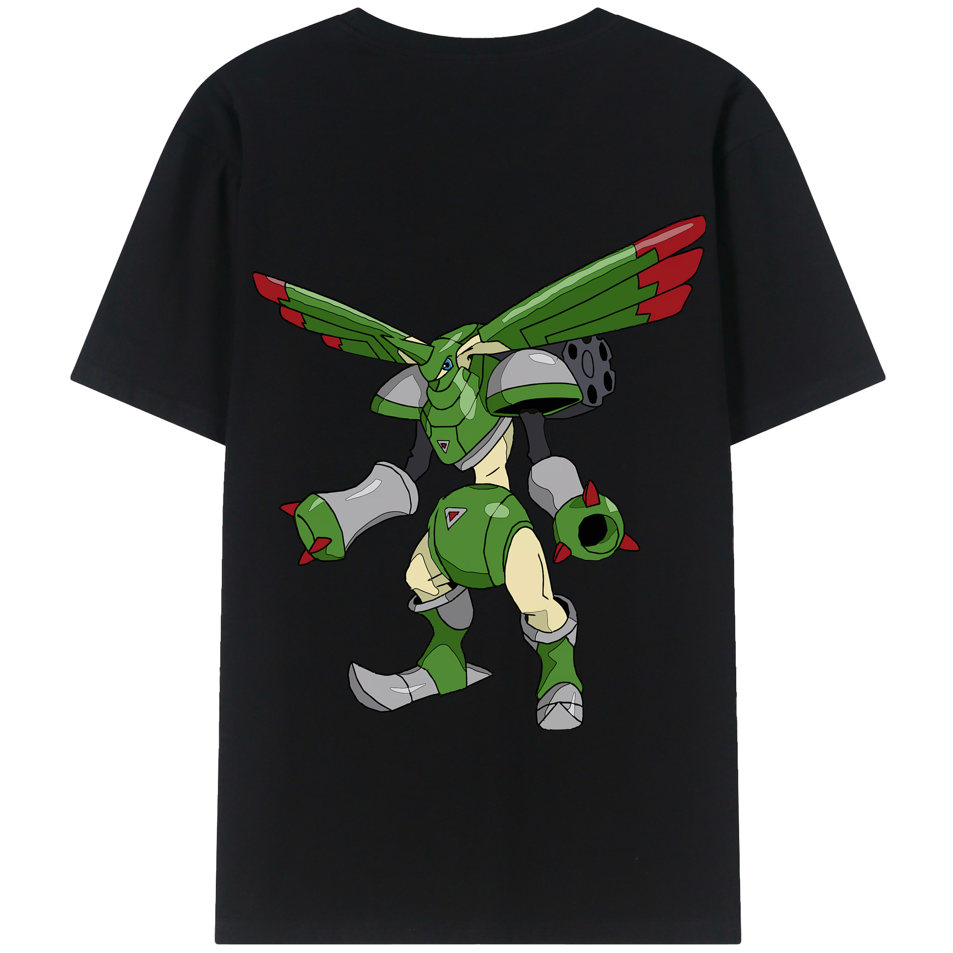 （画像用） Digimon デジタルモンスター/デジモン 綿100％半袖Tシャツ（背面プリント）