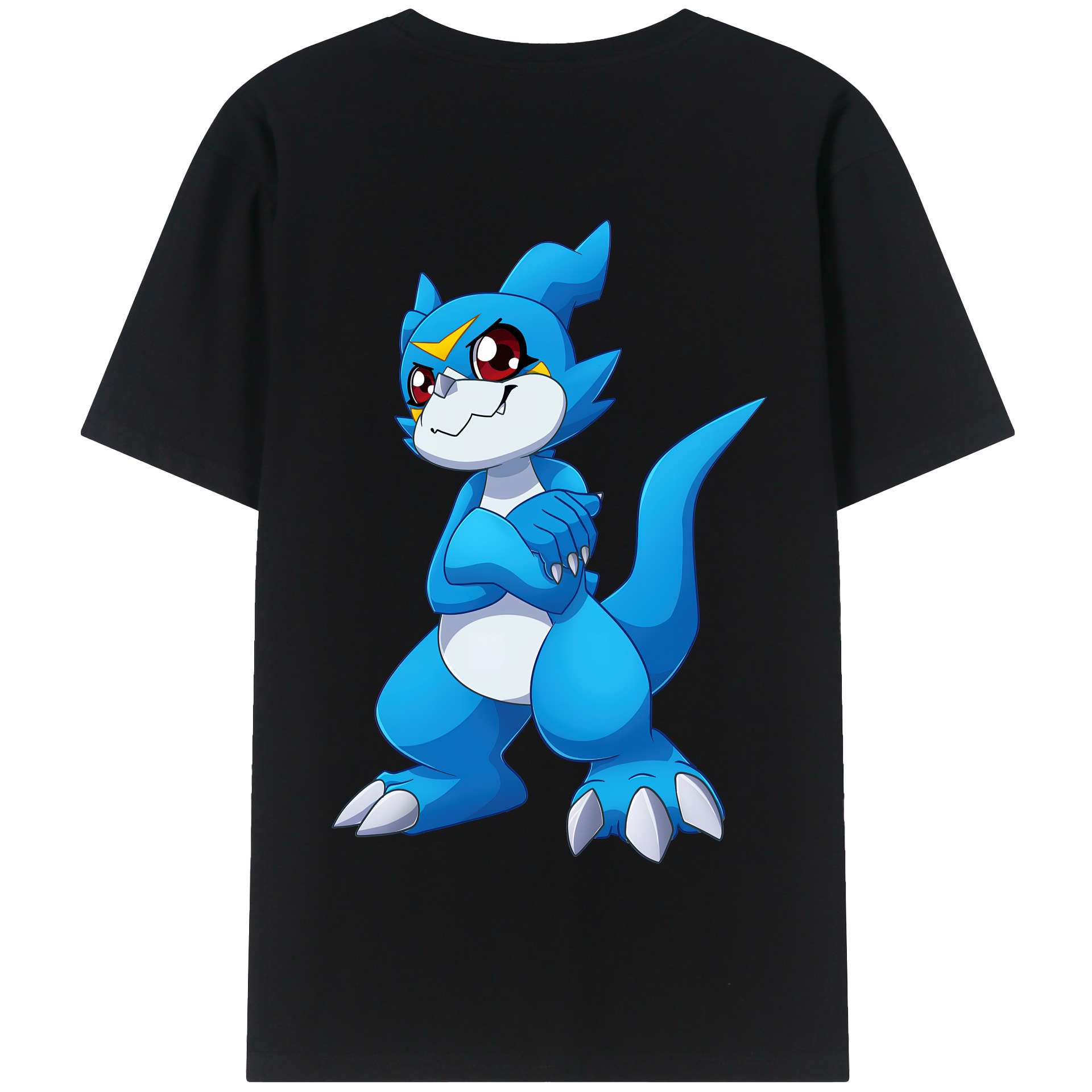 （画像用） Digimon デジタルモンスター/デジモン 綿100％半袖Tシャツ（背面プリント）
