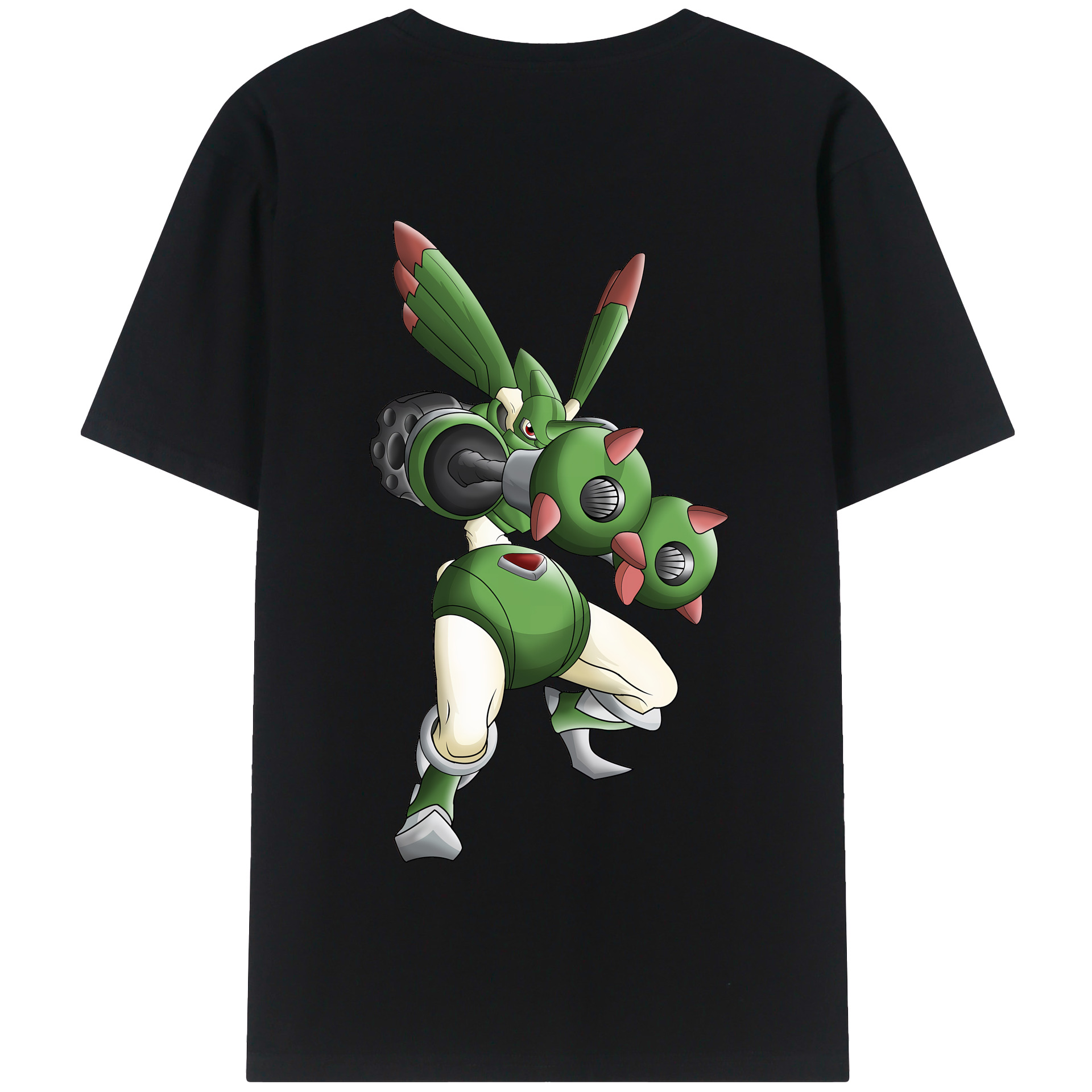 （画像用） Digimon デジタルモンスター/デジモン 綿100％半袖Tシャツ（背面プリント）
