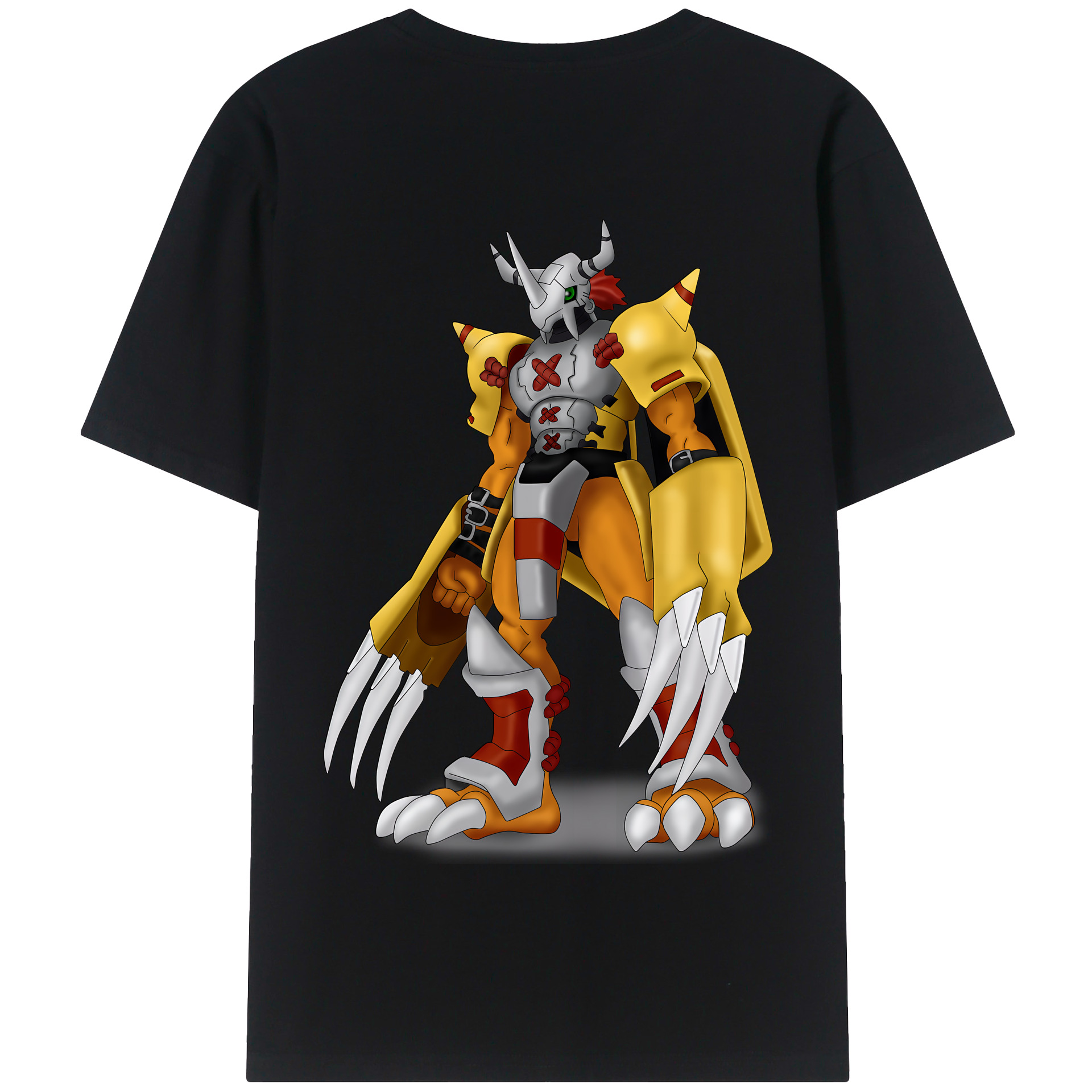 （画像用） Digimon デジタルモンスター/デジモン 綿100％半袖Tシャツ（背面プリント）