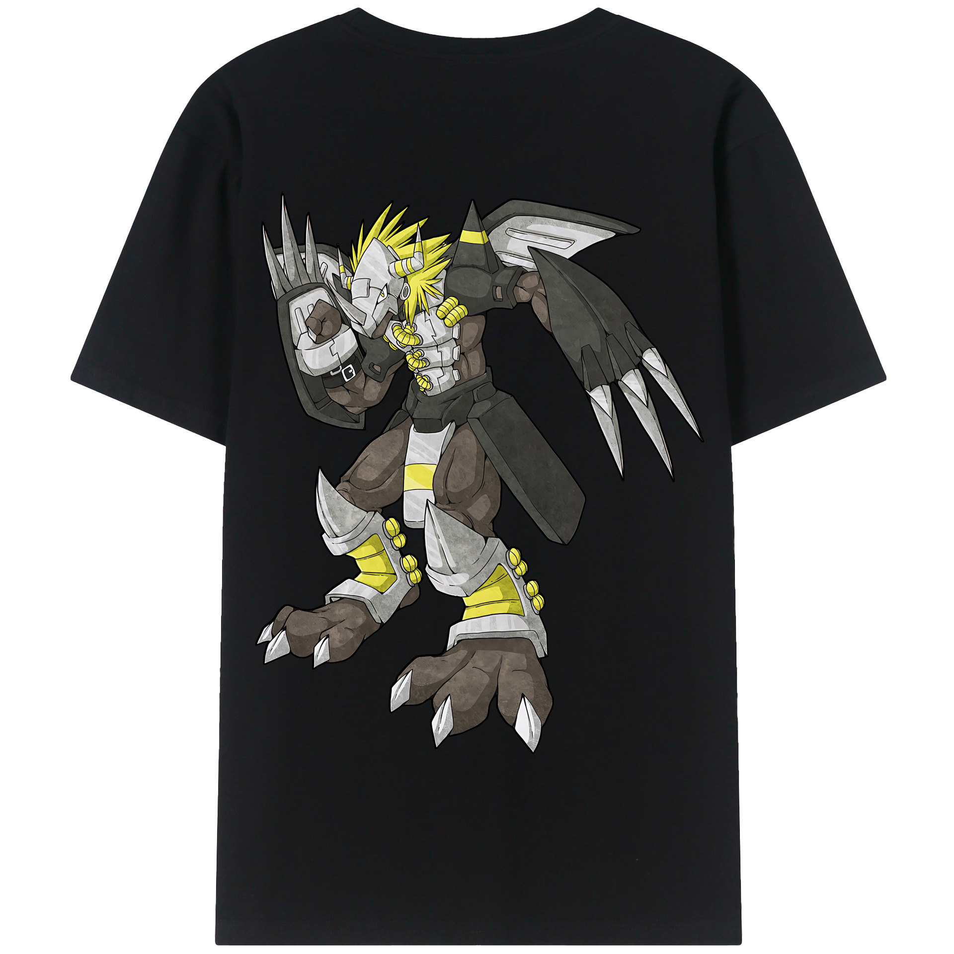 （画像用） Digimon デジタルモンスター/デジモン 綿100％半袖Tシャツ（背面プリント）