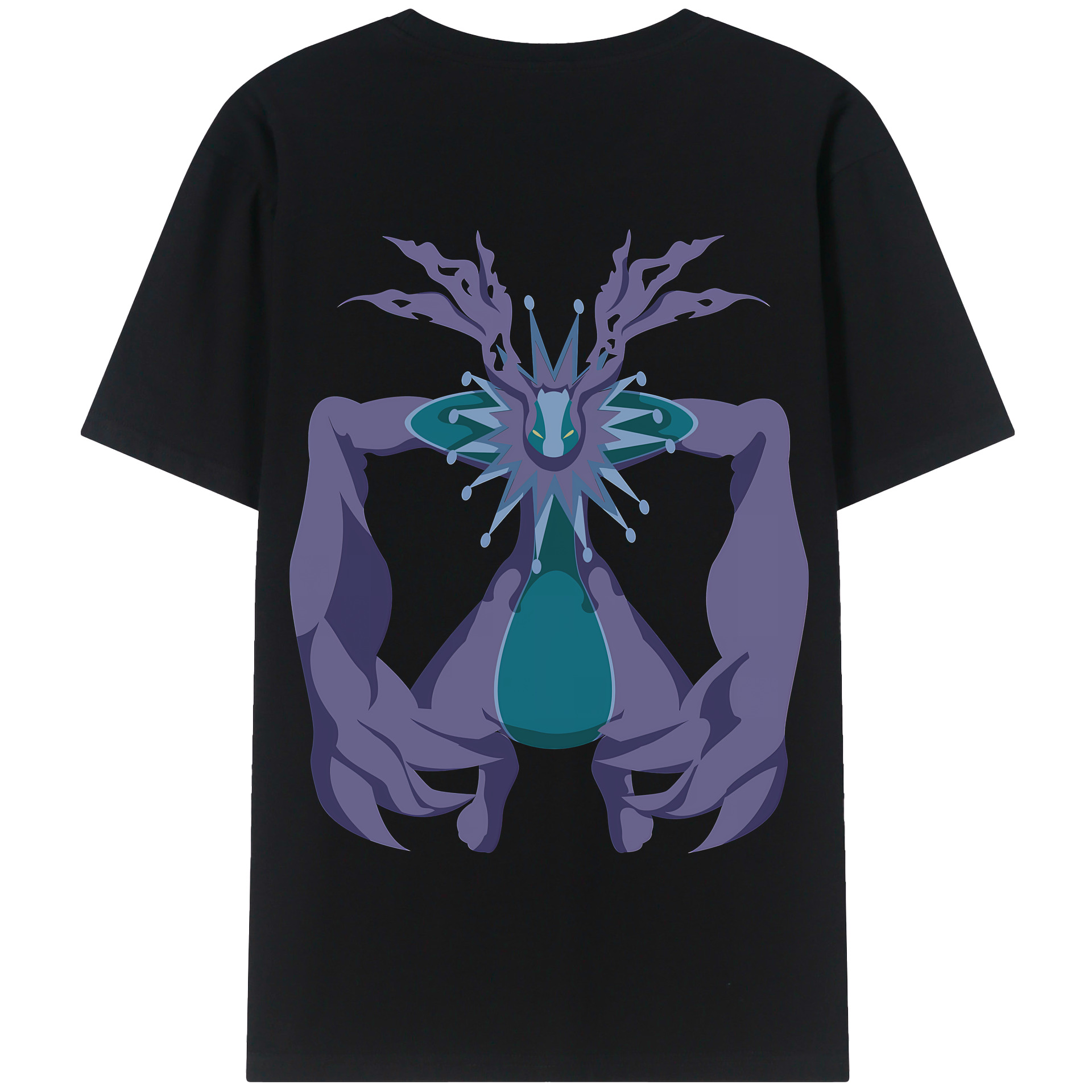 （画像用） Digimon デジタルモンスター/デジモン 綿100％半袖Tシャツ（背面プリント）