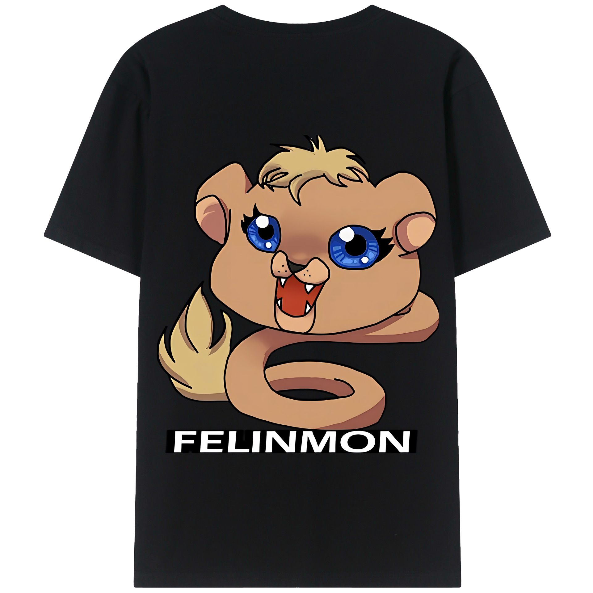 （画像用） Digimon デジタルモンスター/デジモン 綿100％半袖Tシャツ（背面プリント）