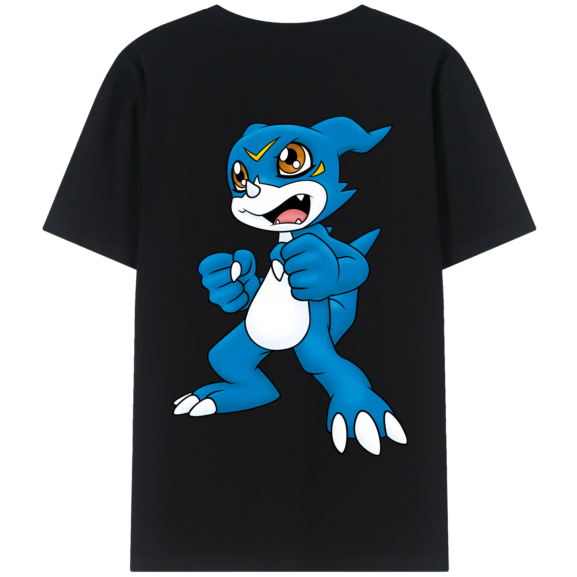 （画像用） Digimon デジタルモンスター/デジモン 綿100％半袖Tシャツ（背面プリント）