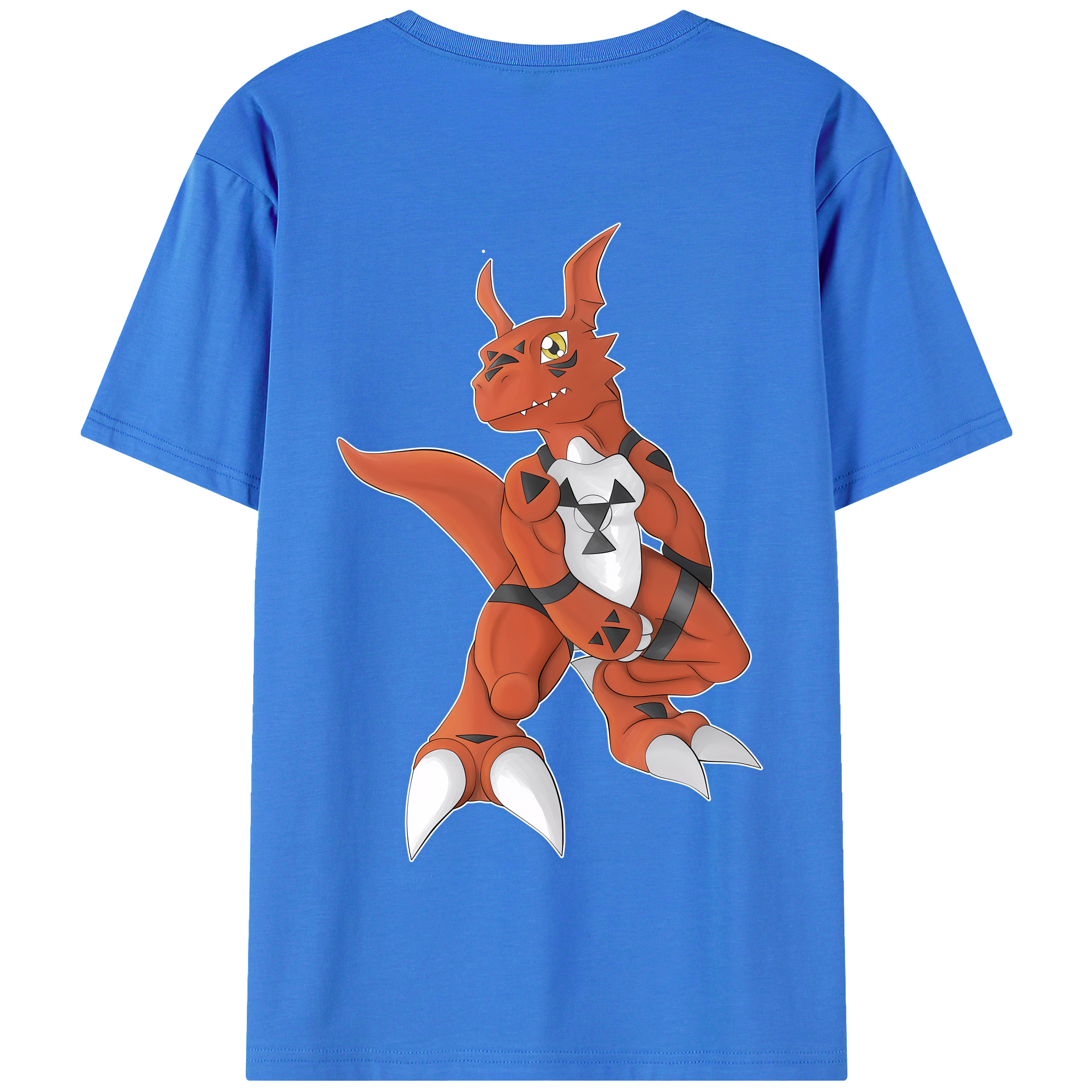 （画像用） Digimon デジタルモンスター/デジモン 綿100％半袖Tシャツ（背面プリント）