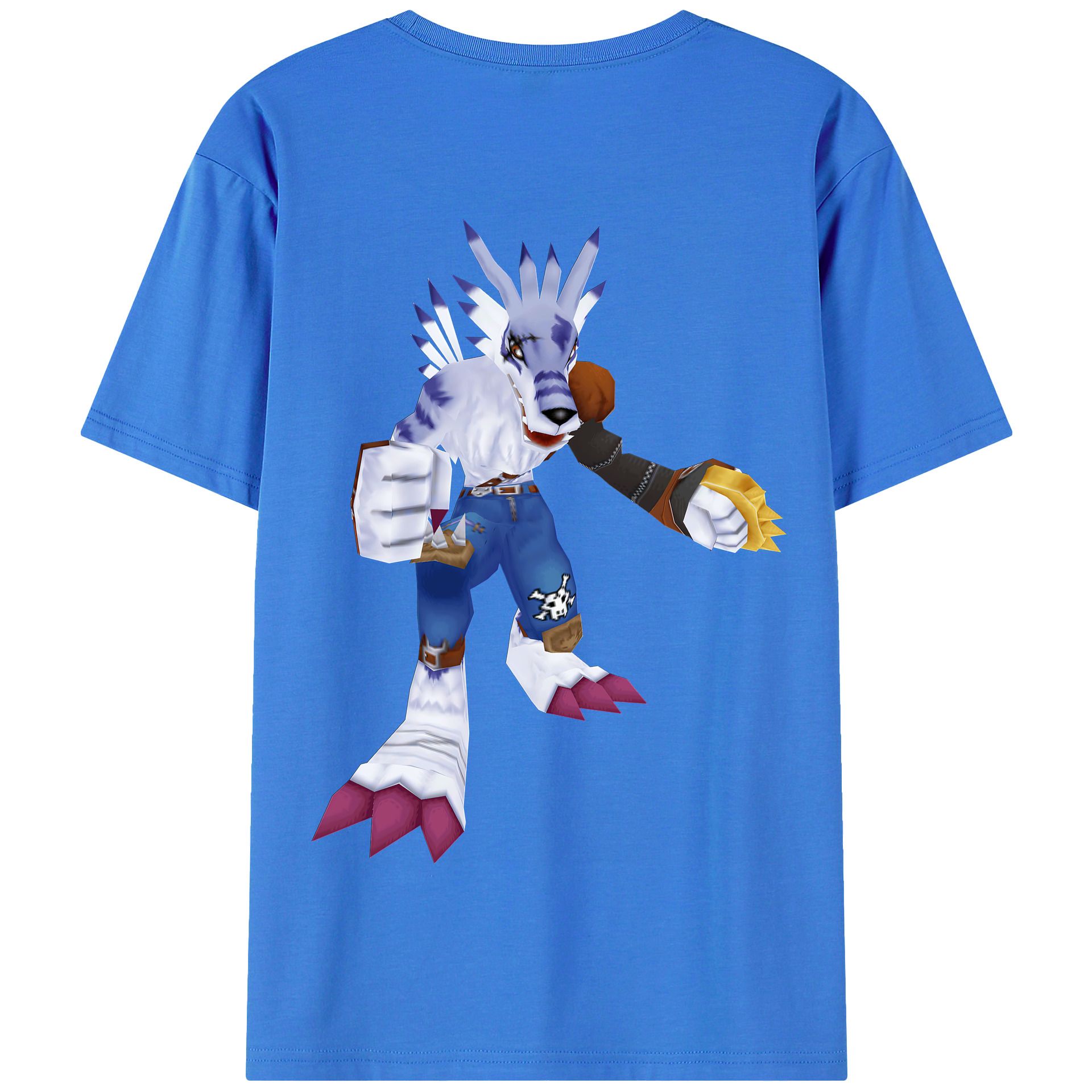 （画像用） Digimon デジタルモンスター/デジモン 綿100％半袖Tシャツ（背面プリント）