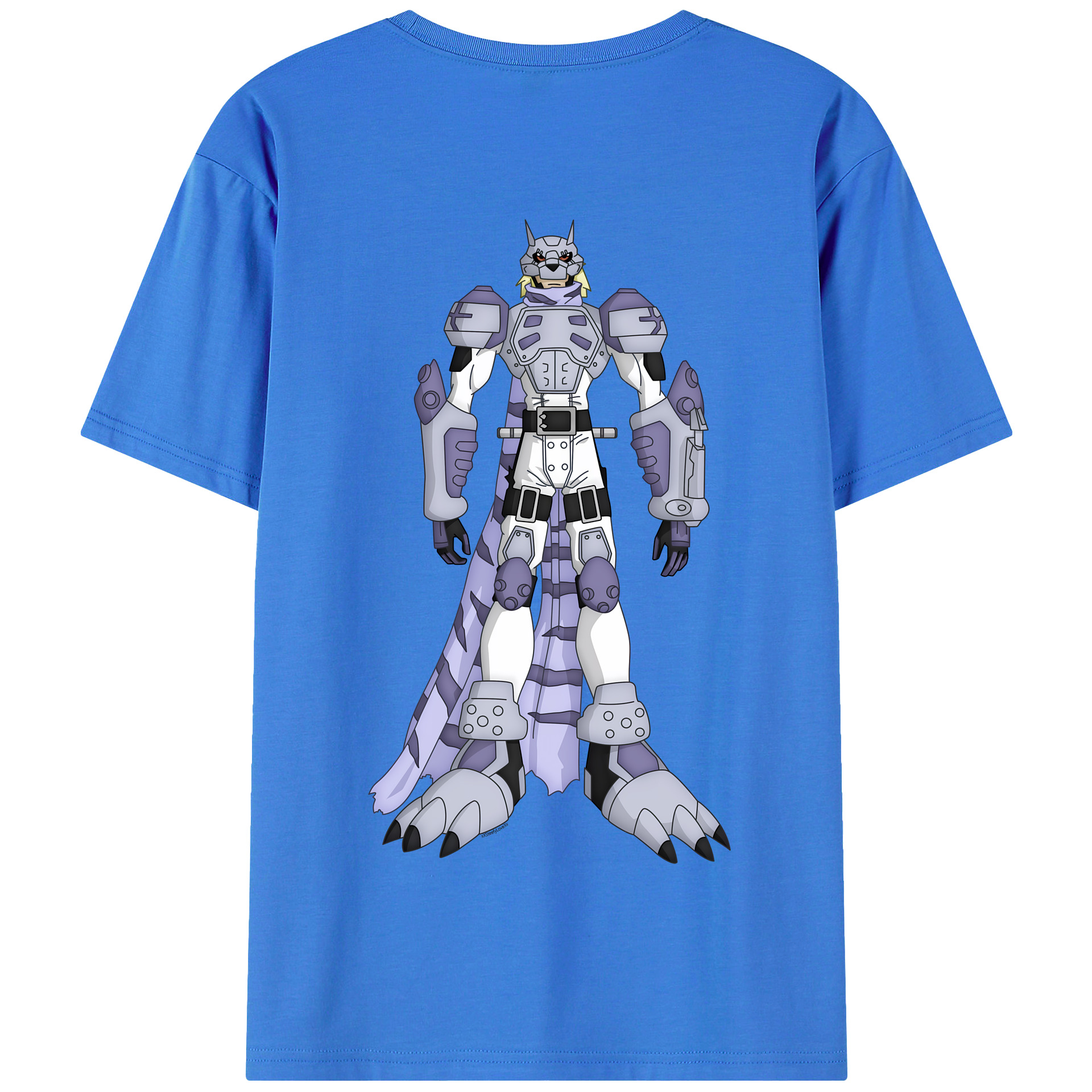 （画像用） Digimon デジタルモンスター/デジモン 綿100％半袖Tシャツ（背面プリント）