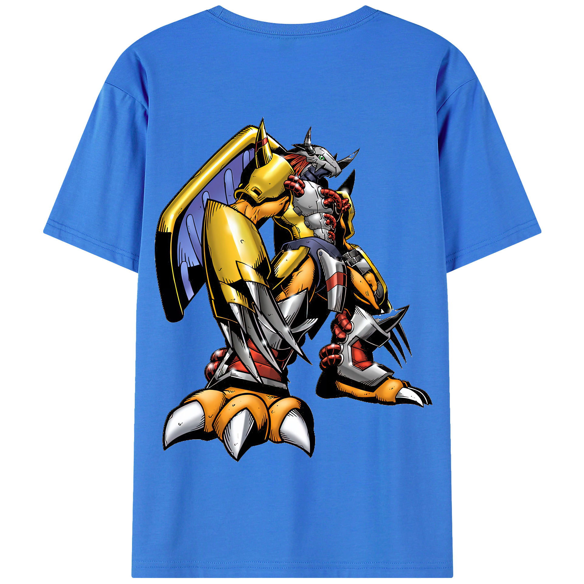 （画像用） Digimon デジタルモンスター/デジモン 綿100％半袖Tシャツ（背面プリント）