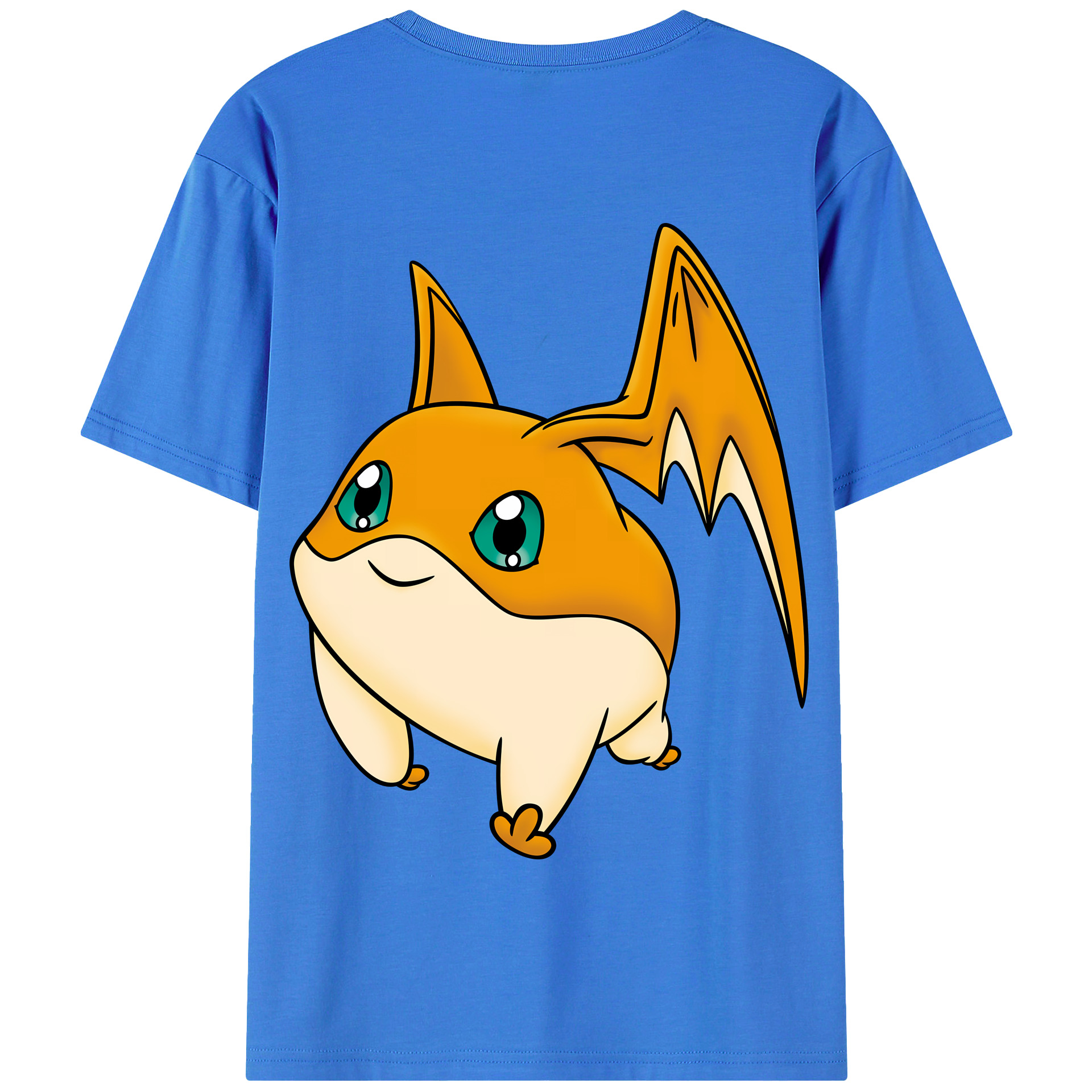 （画像用） Digimon デジタルモンスター/デジモン 綿100％半袖Tシャツ（背面プリント）