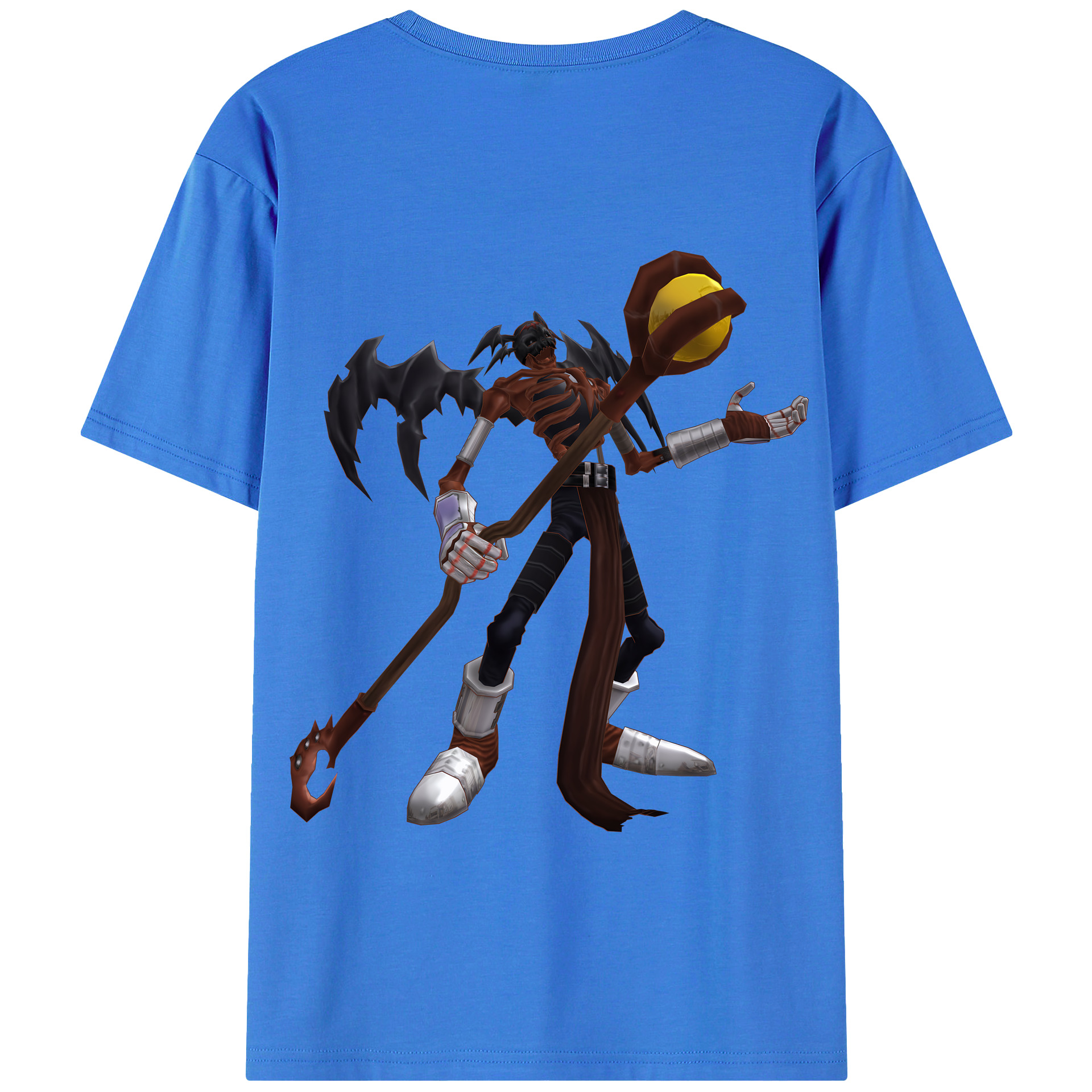 （画像用） Digimon デジタルモンスター/デジモン 綿100％半袖Tシャツ（背面プリント）