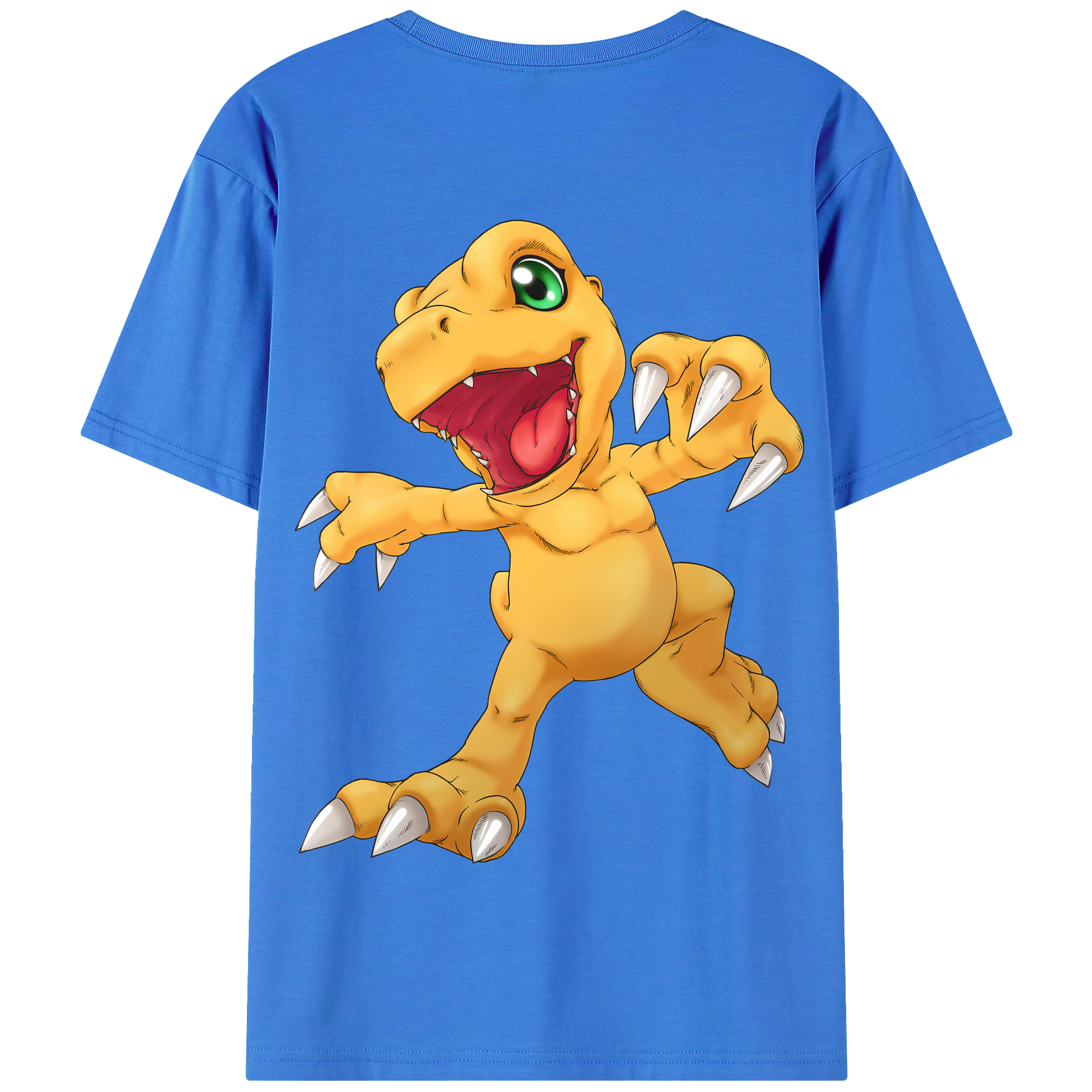 （画像用） Digimon デジタルモンスター/デジモン 綿100％半袖Tシャツ（背面プリント）