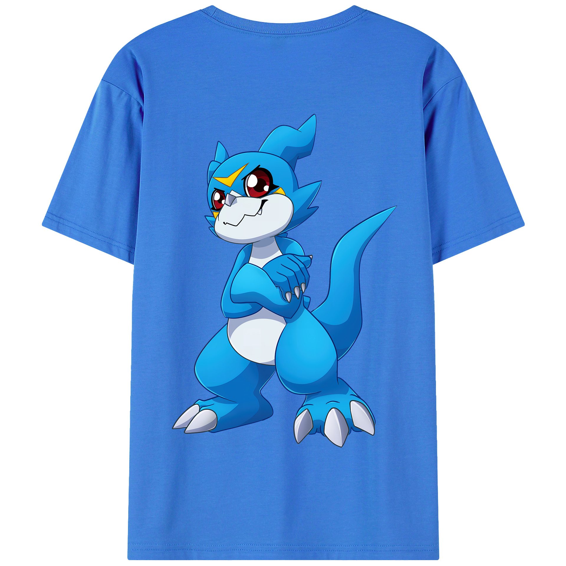 （画像用） Digimon デジタルモンスター/デジモン 綿100％半袖Tシャツ（背面プリント）