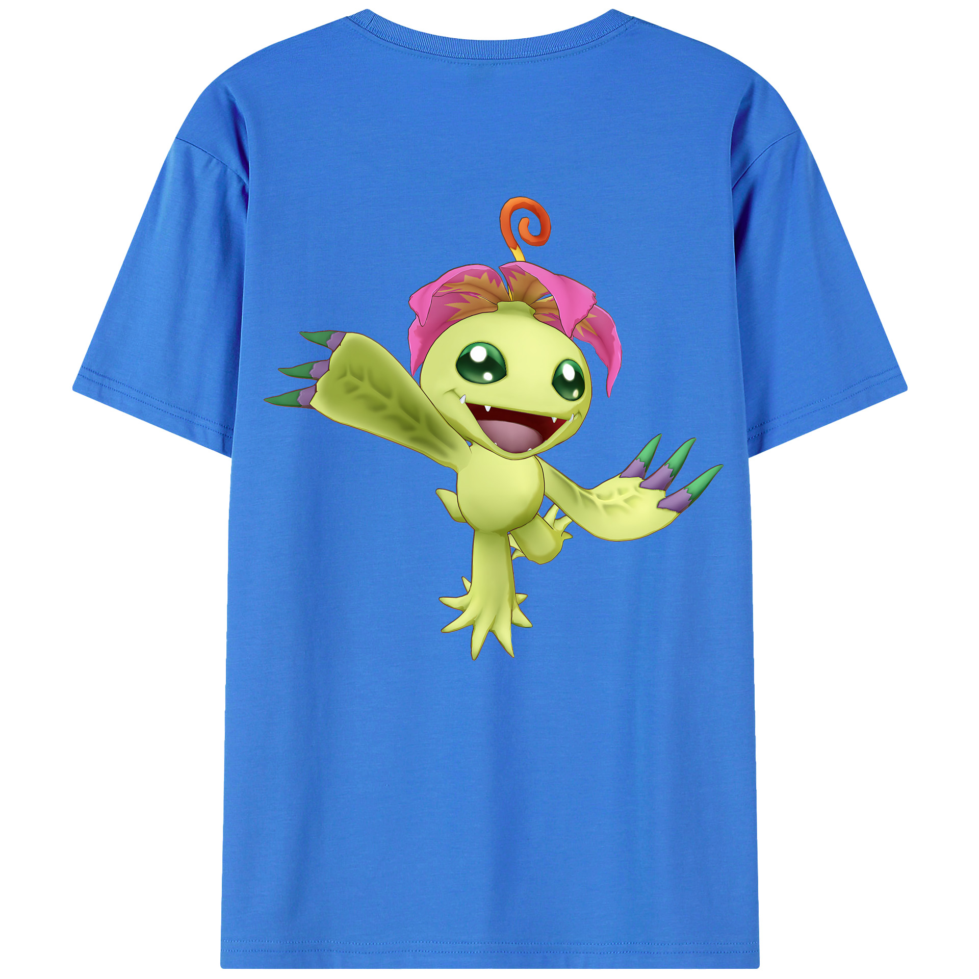 （画像用） Digimon デジタルモンスター/デジモン 綿100％半袖Tシャツ（背面プリント）