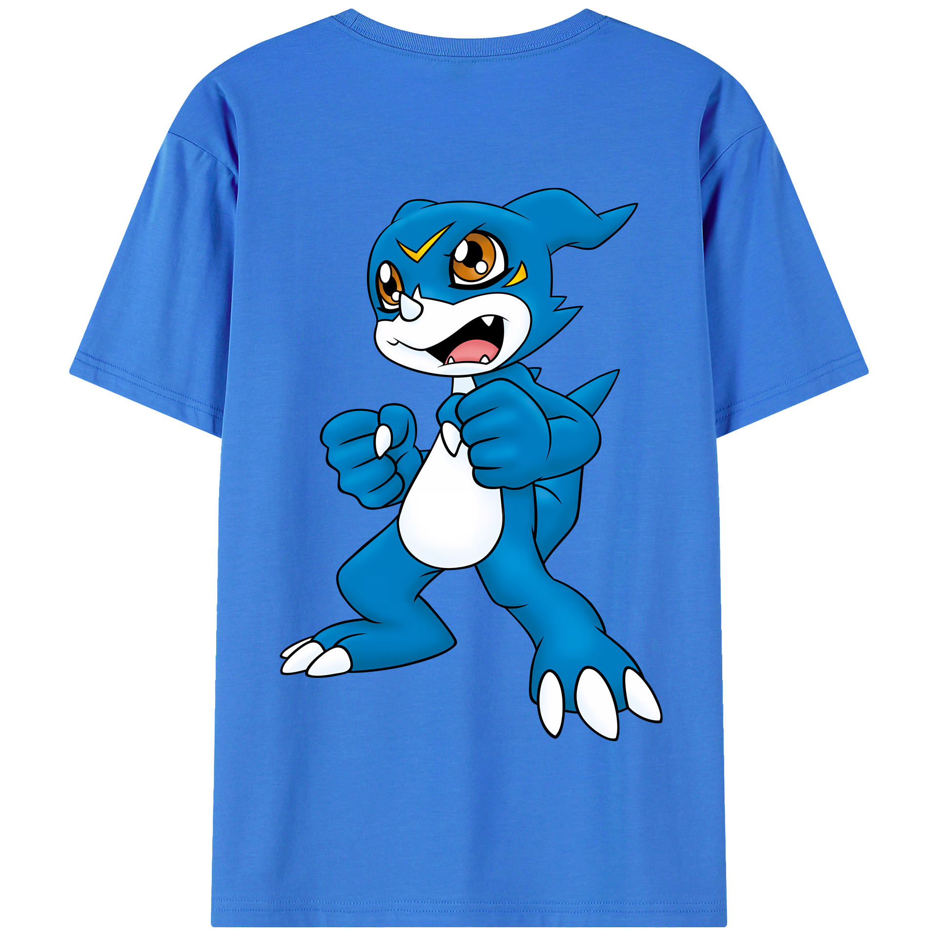（画像用） Digimon デジタルモンスター/デジモン 綿100％半袖Tシャツ（背面プリント）