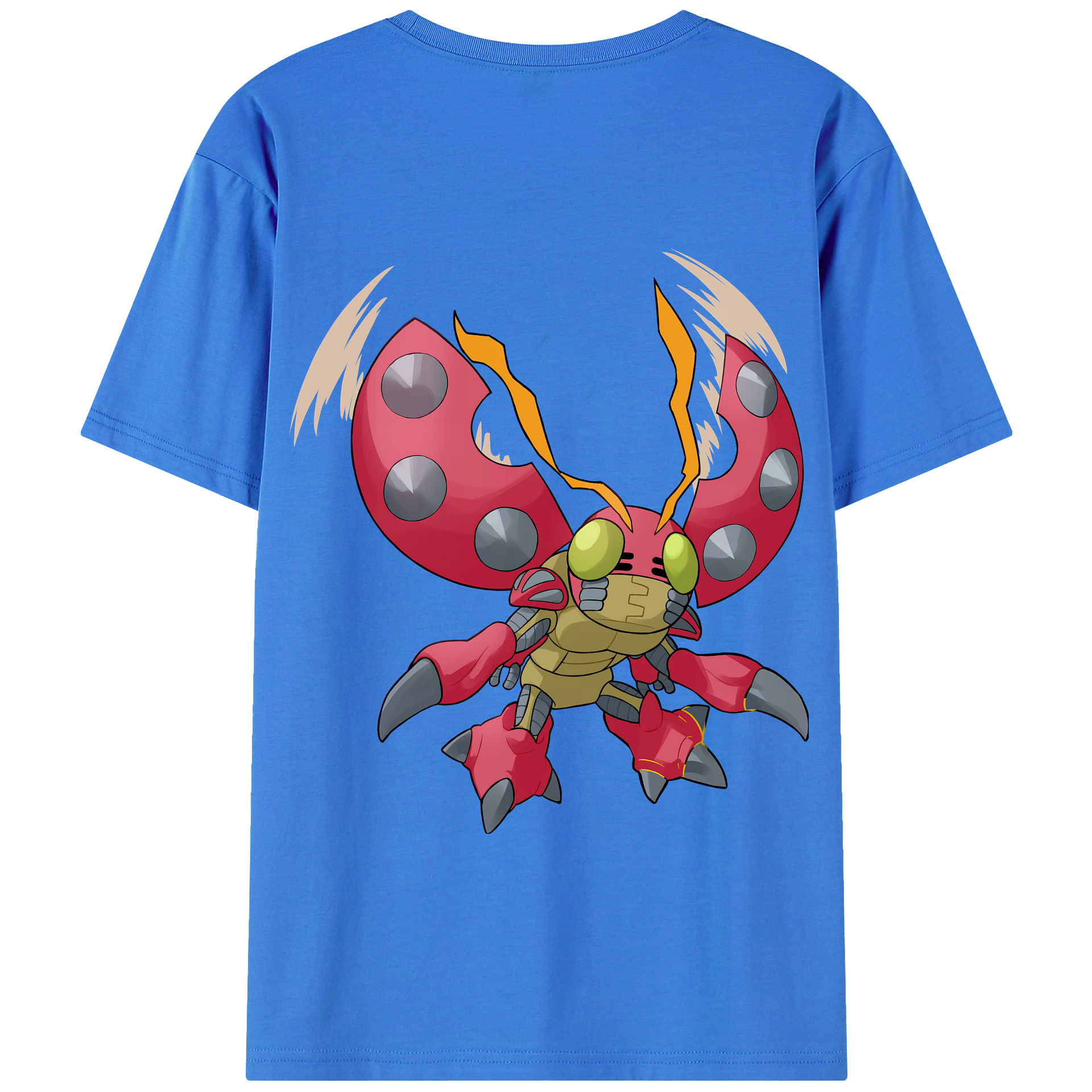 （画像用） Digimon デジタルモンスター/デジモン 綿100％半袖Tシャツ（背面プリント）