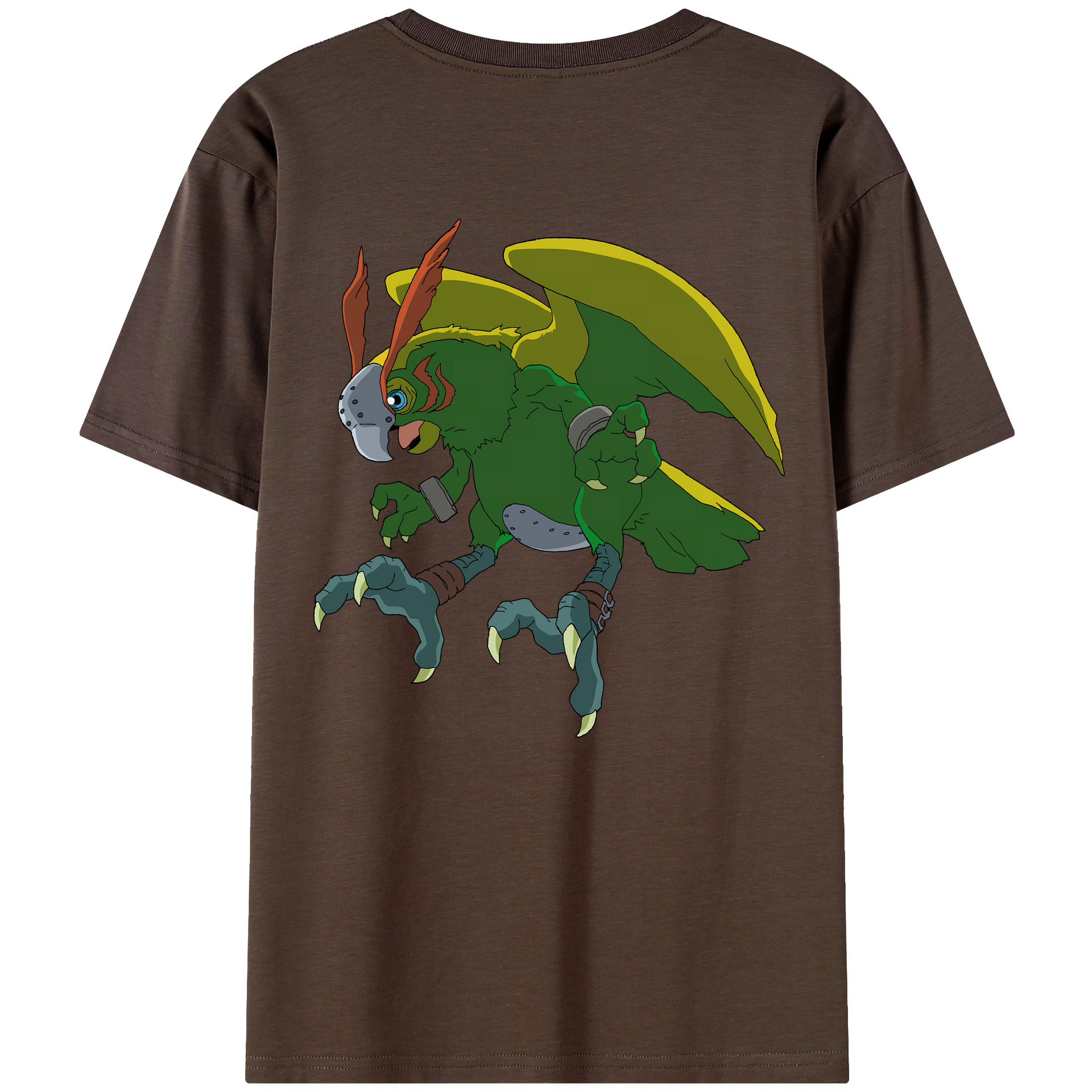 （画像用） Digimon デジタルモンスター/デジモン 綿100％半袖Tシャツ（背面プリント）