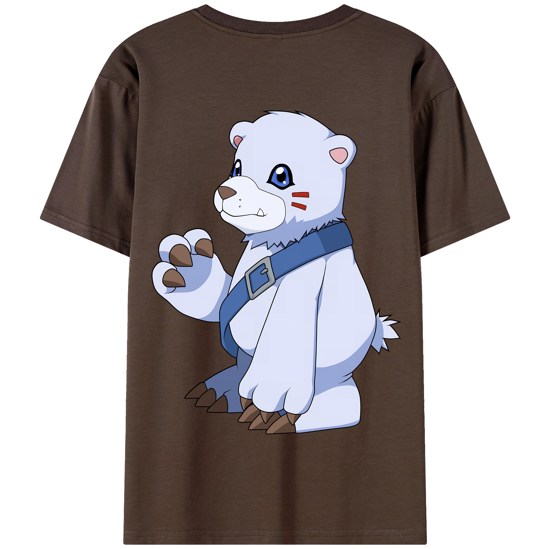 （画像用） Digimon デジタルモンスター/デジモン 綿100％半袖Tシャツ（背面プリント）